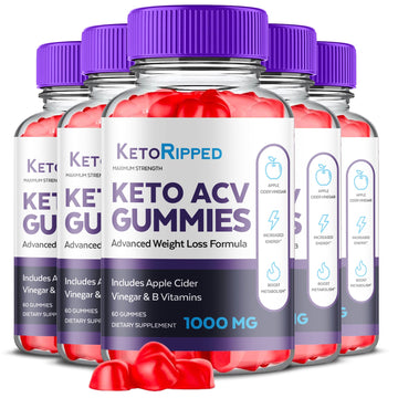 (5 Pack) Keto Ripped ACV Gummies, Keto Ripped ACV Gummies Advanced Weight Loss 1000MG Ark Labs buy supplements canada