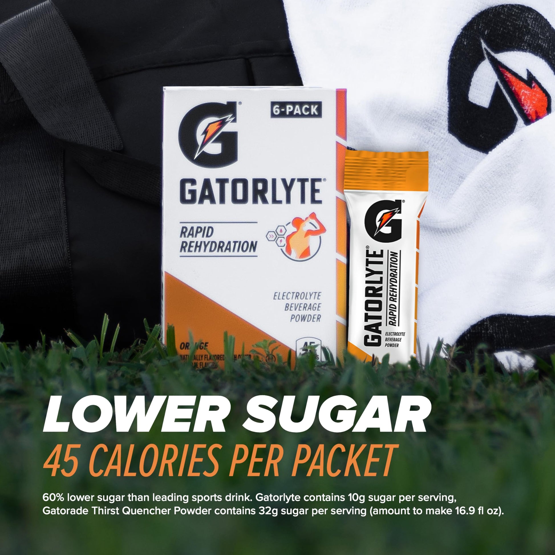 Gatorlyte Rapid Rehydration Electrolyte Beverage, Variety Pack, Lower Sugar, Specialized Blend of 5 Electrolytes, No Artificial Sweeteners or Flavors, 18 pack Gatorlyte buy supplements canada