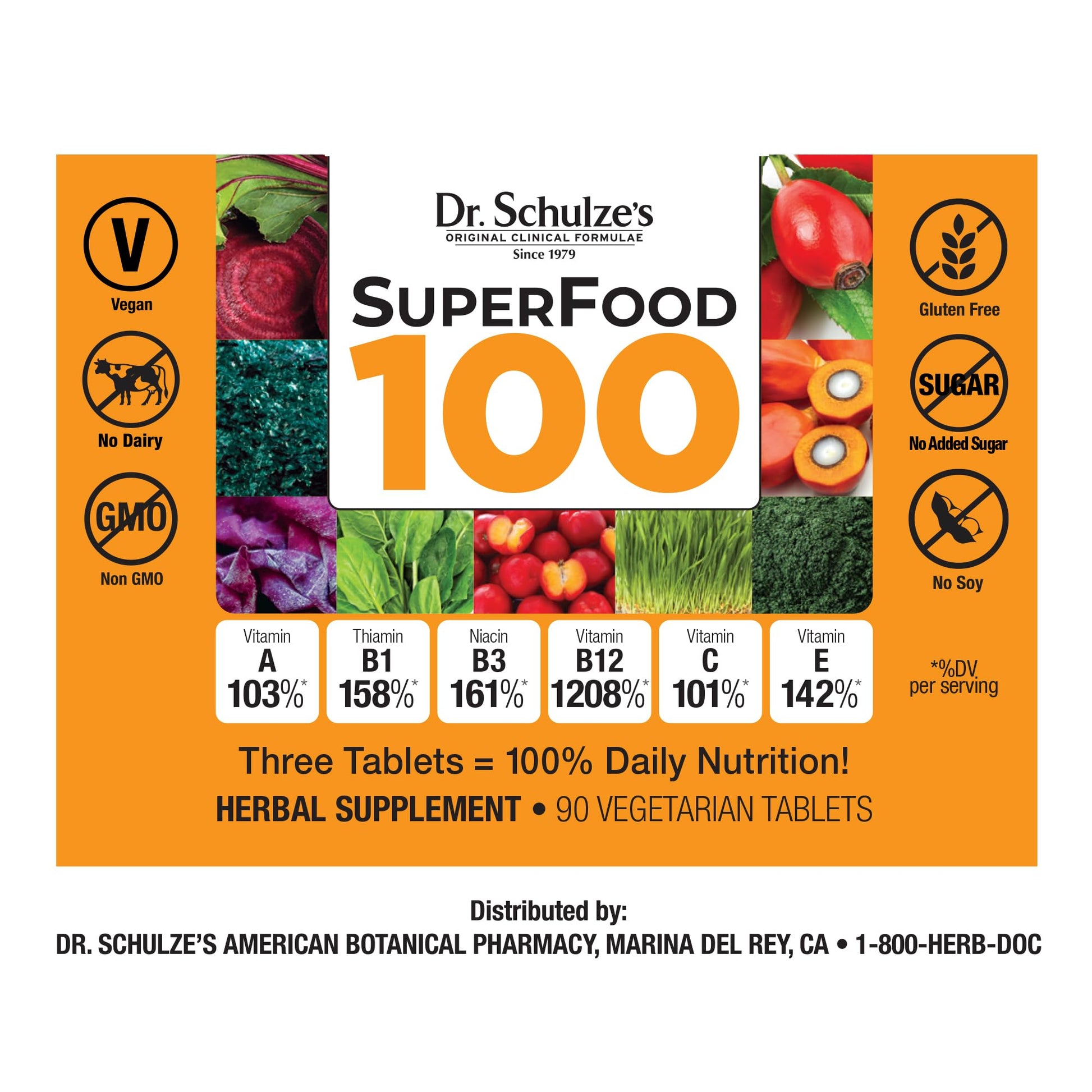 Dr. Schulze's Superfood 100 | Vitamin & Mineral Herbal Concentrate | Dietary Supplement Dr. Schulze's buy supplements canada