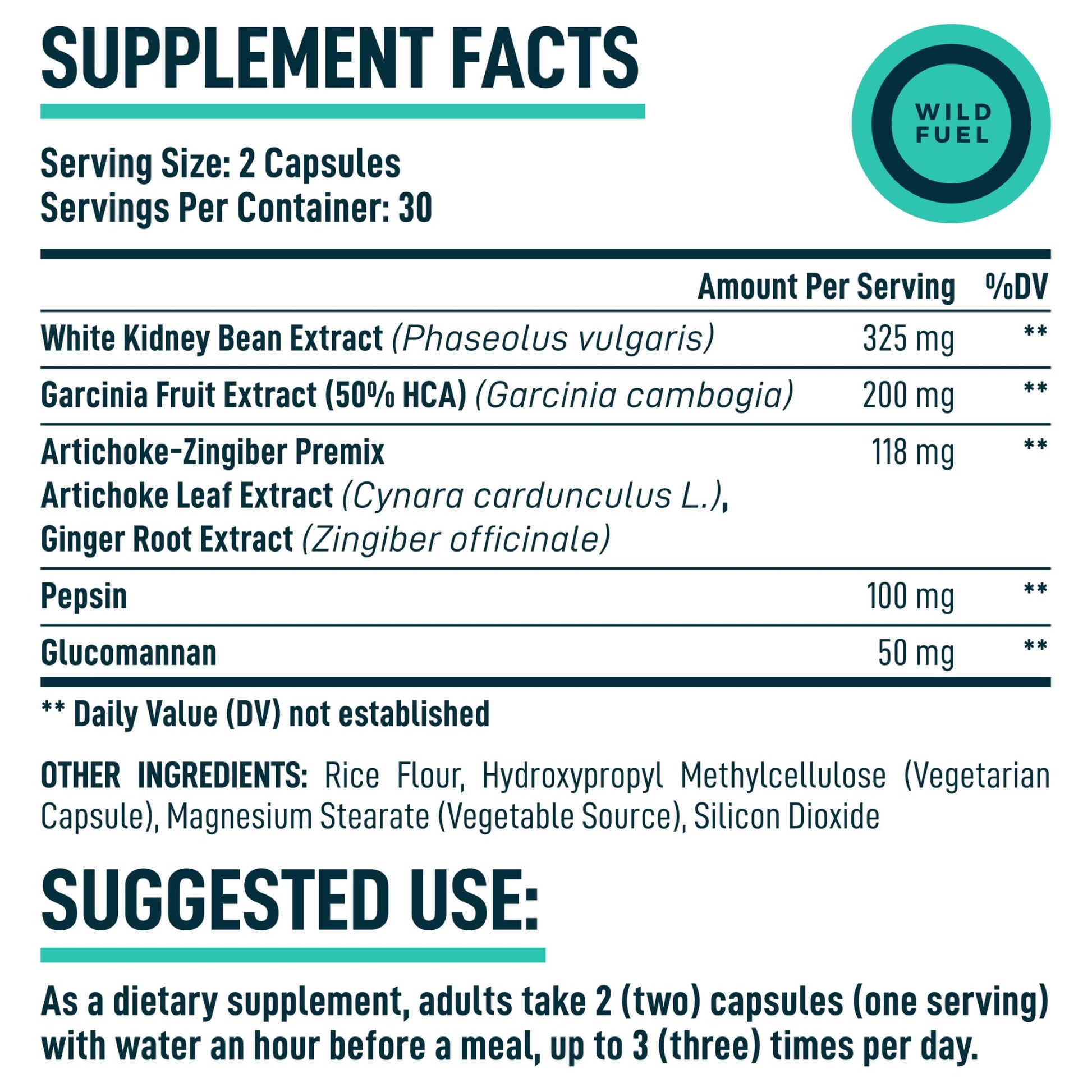 Appetite Suppressant for Weight Loss, Hunger Suppressant - Diet Pills That Work Fast WILD FUEL buy supplements canada