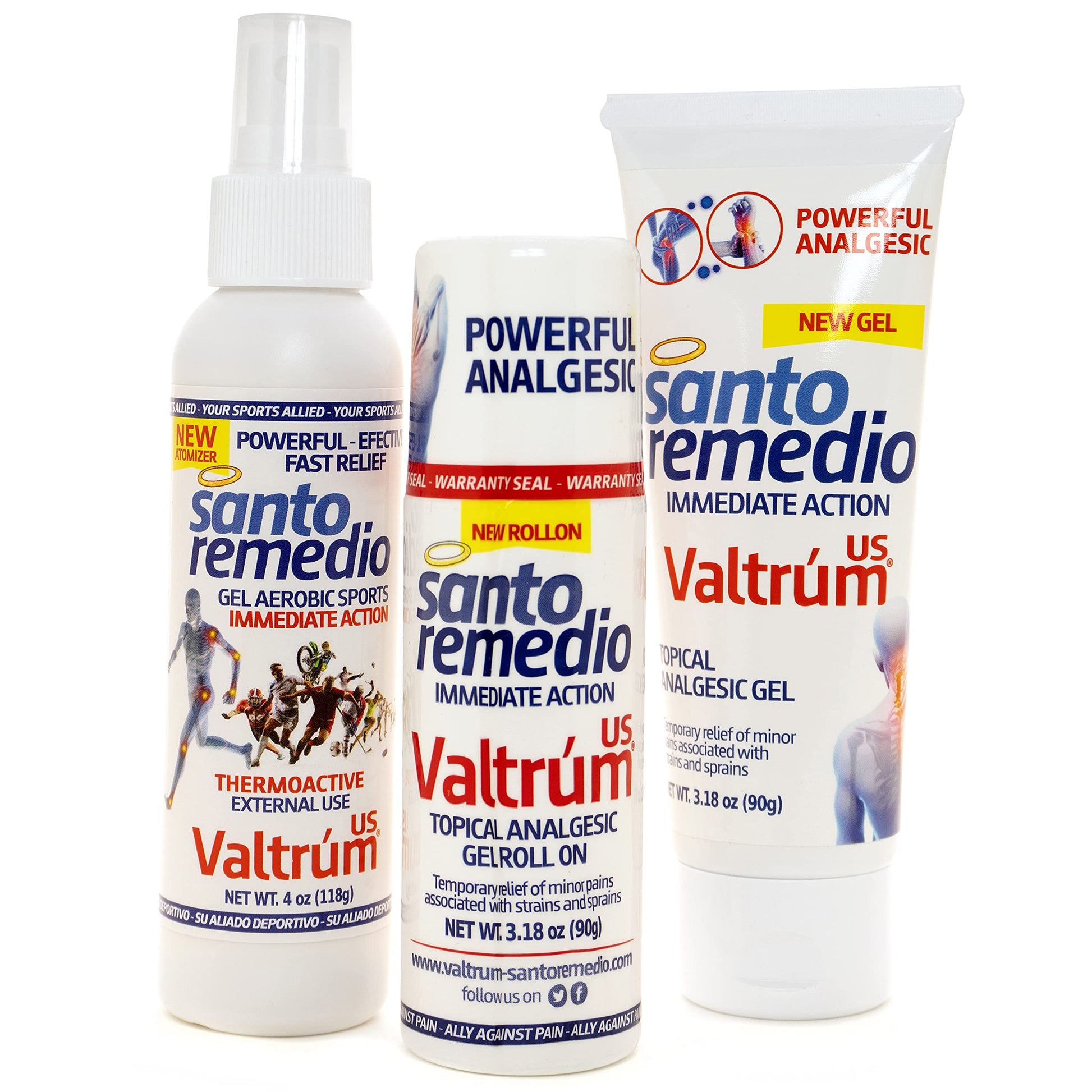 Valtrum Santo Remedio Pain Relief Spray, 4 Oz Valtrum buy supplements canada