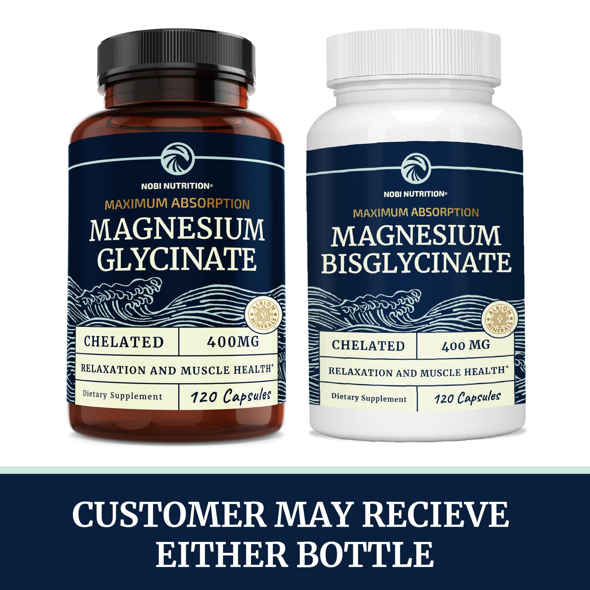 Magnesium Bisglycinate 400mg | Chelated Bisglycinate for Muscle Relaxation, Bones Nobi Nutrition buy supplements canada