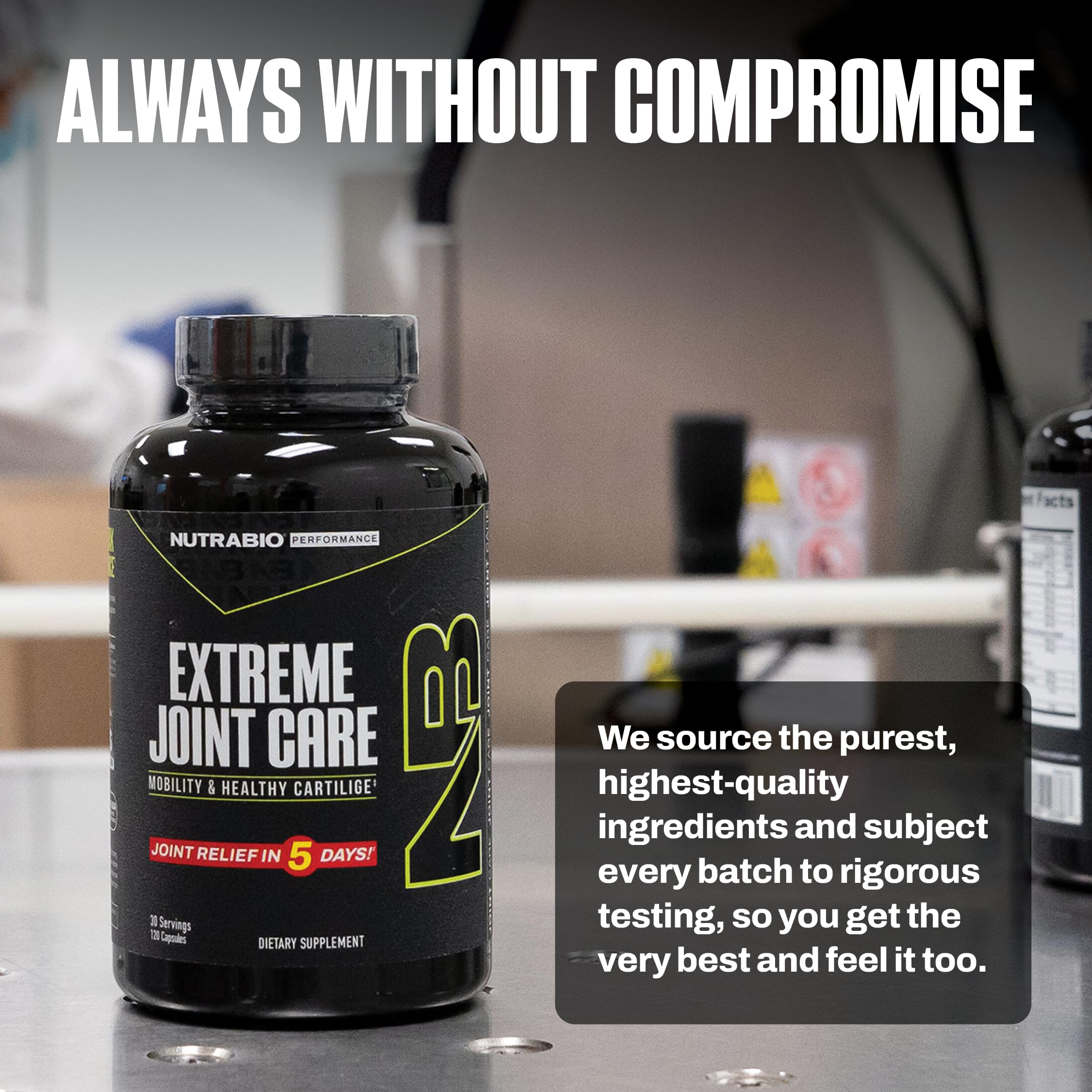 NutraBio Extreme Joint Care - Joint Support Supplement - Joint Health Supplement, Supports Joints, Mobility, and Cartilage - 120 Capsules NutraBio buy supplements canada