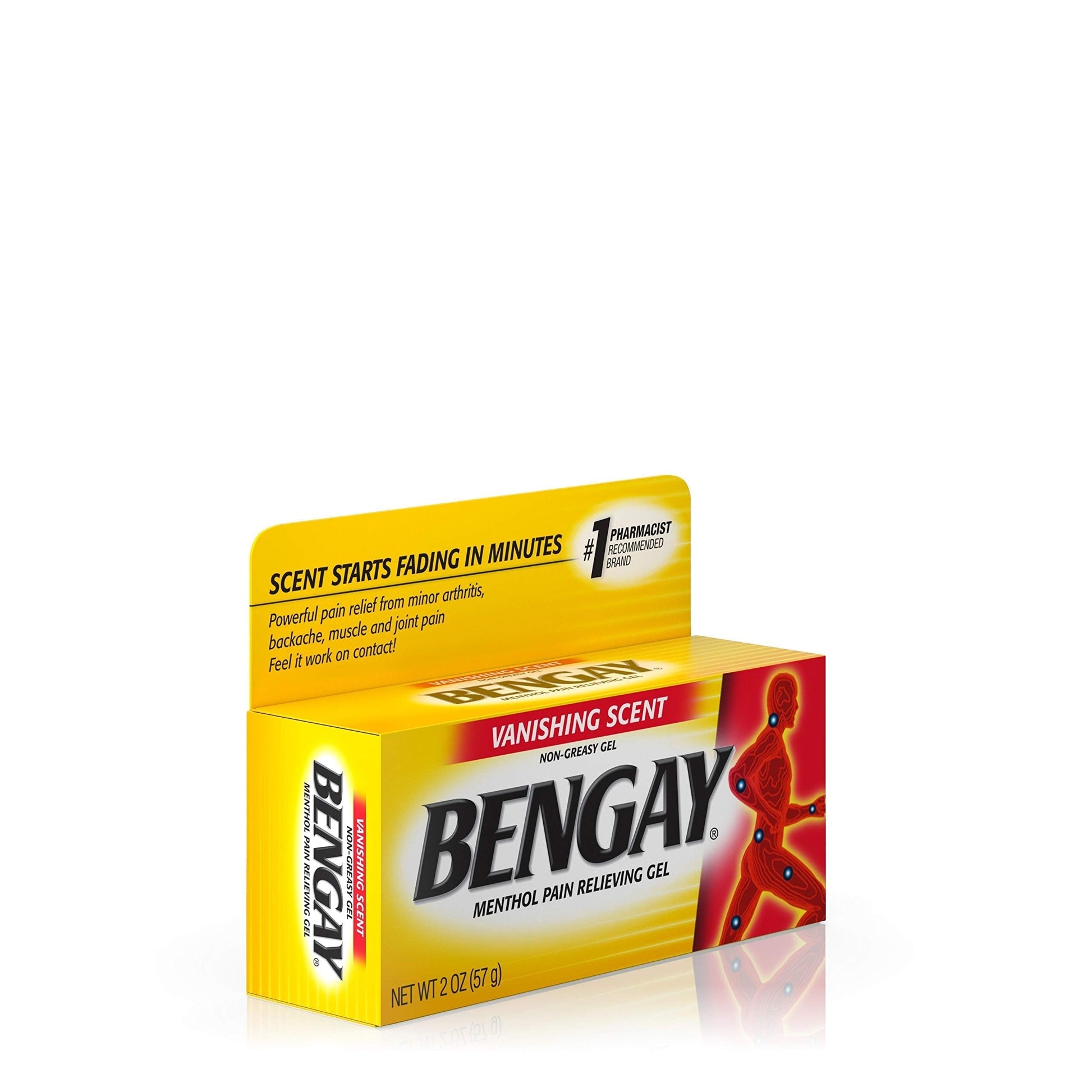Vanishing Scent Bengay Relief Gel, Non-Greasy Topical Reliever with Cooling Menthol, 2 oz Bengay buy supplements canada