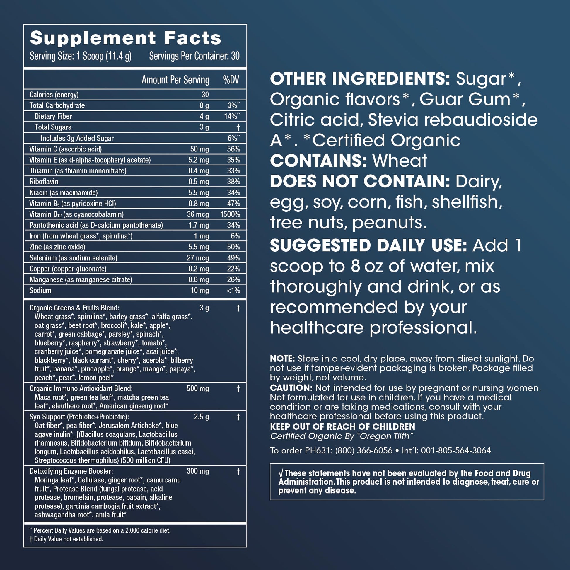 ProHealth Longevity Greens- Delicious Organic Healthy Greens for Energy & Aging ProHealth buy supplements canada