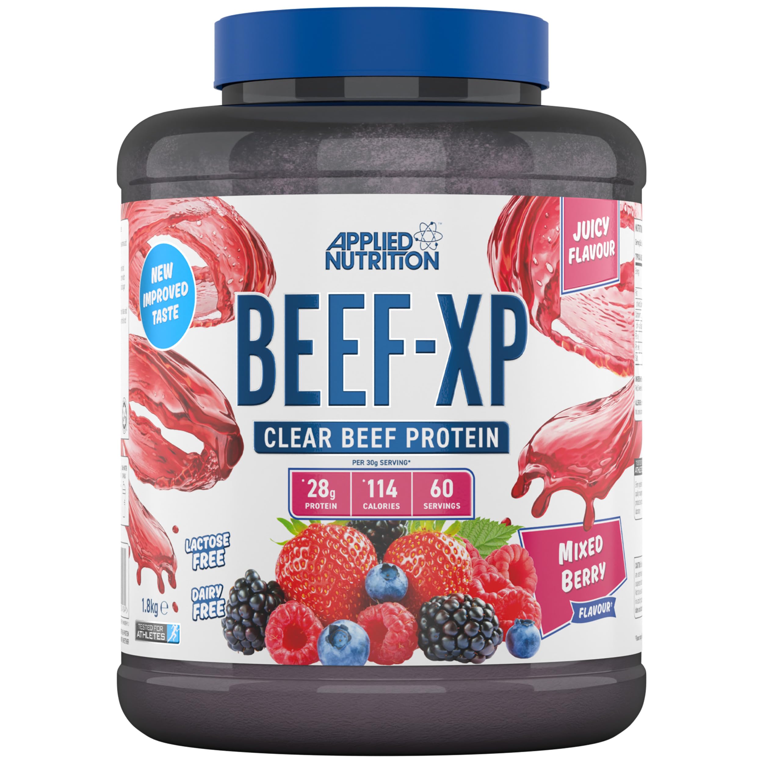 Applied Nutrition Beef XP - Clear Hydrolysed Beef Protein Isolate, Fruit Juice Style, Dairy Free Beef Protein Powder Applied Nutrition buy supplements canada