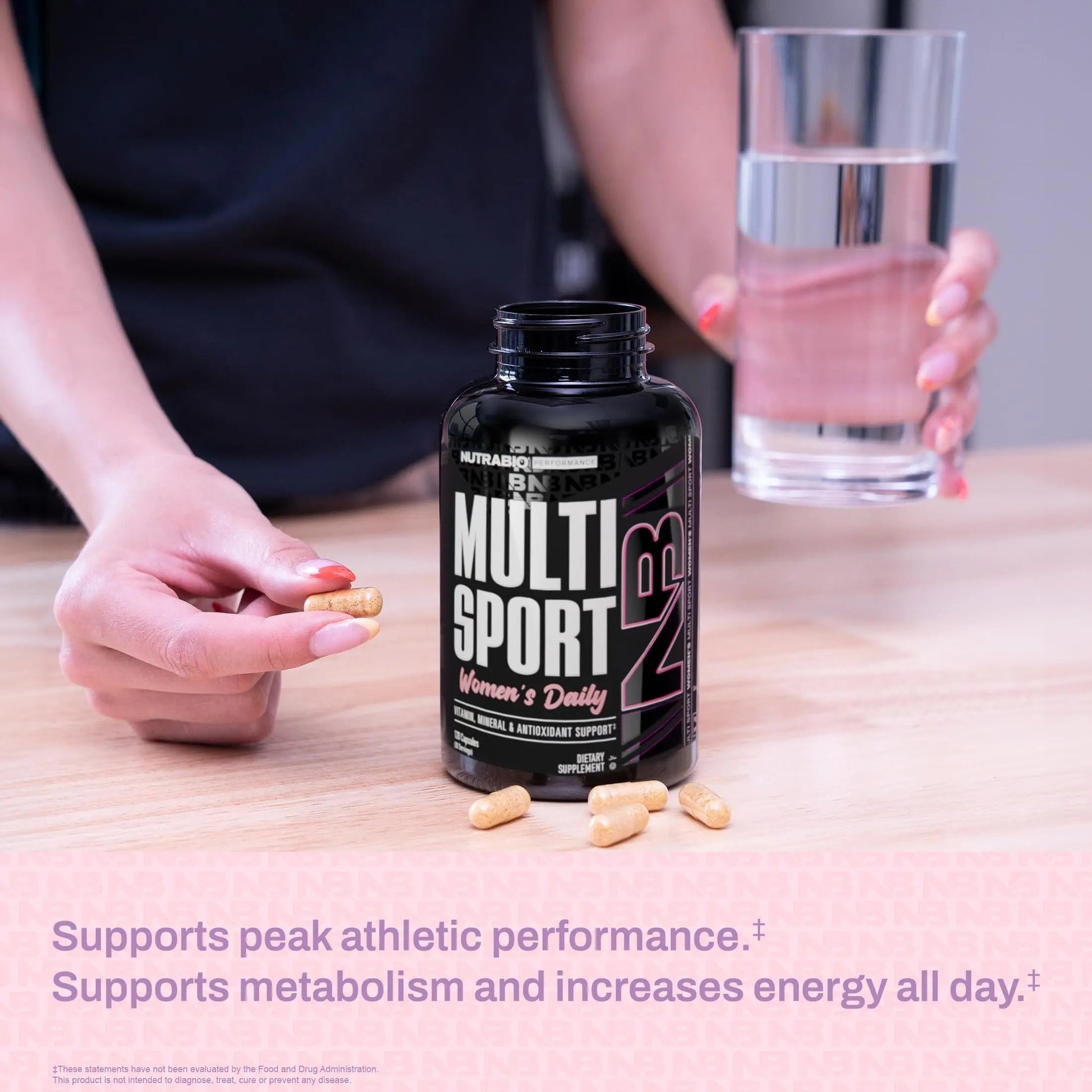 NutraBio Multisport for Women - Womens MultiVitamin - 33 Vitamins, Minerals, Micronutrients - Rich in Antioxidants NutraBio buy supplements canada
