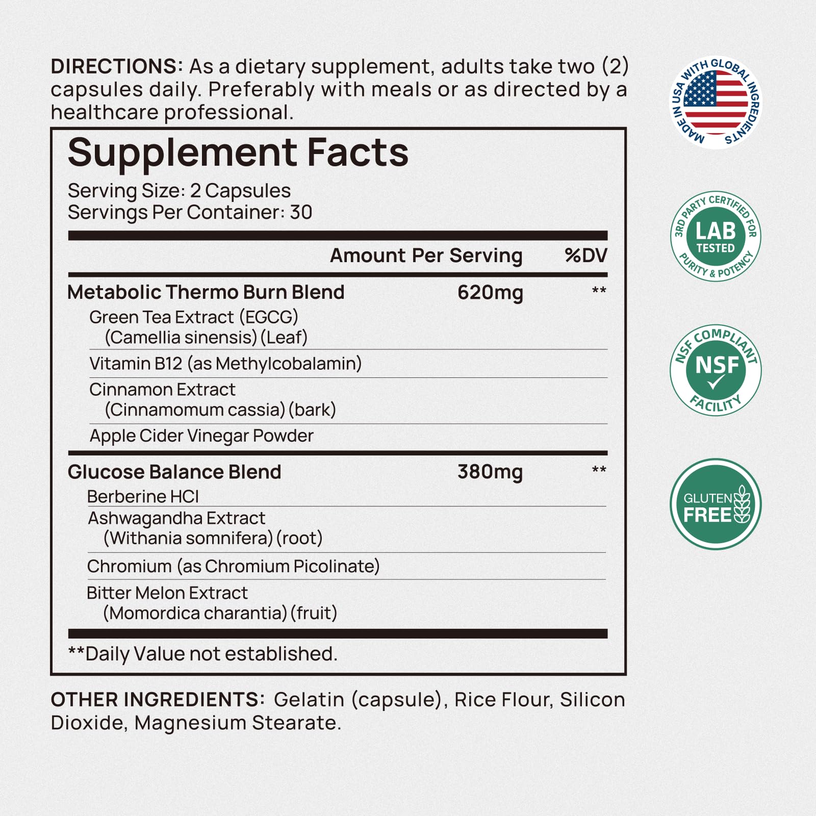 Selerb Metaburn Weight Loss Pills for Women & Men - Appetite Suppressant & Fat Burner, Metabolism Support Weight Loss Supplement with Berberine Selerb buy supplements canada
