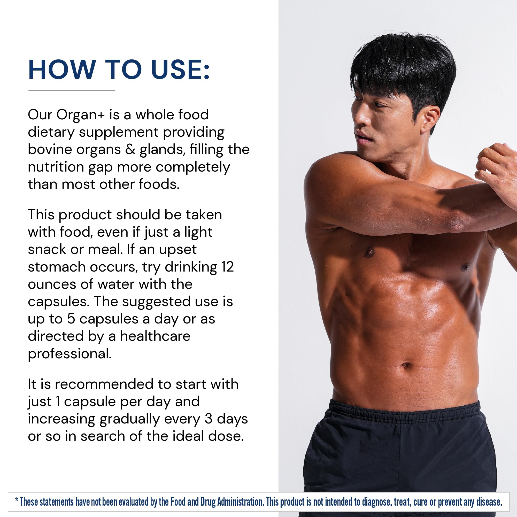 BodyHealth Organ+ Grass-Fed Glandular Organ Complex, Grassfed Beef Organ Supplement, Dessicated Beef Liver, Heart, Kidney, Pancreas, Spleen, Non GMO, Adrenal, Supplement, (150 Capsules) BodyHealth buy supplements canada