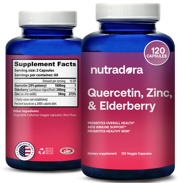 Nutradora Quercetin 1000mg Per Serving Veggie Capsules, Non-GMO Nutradora buy supplements canada
