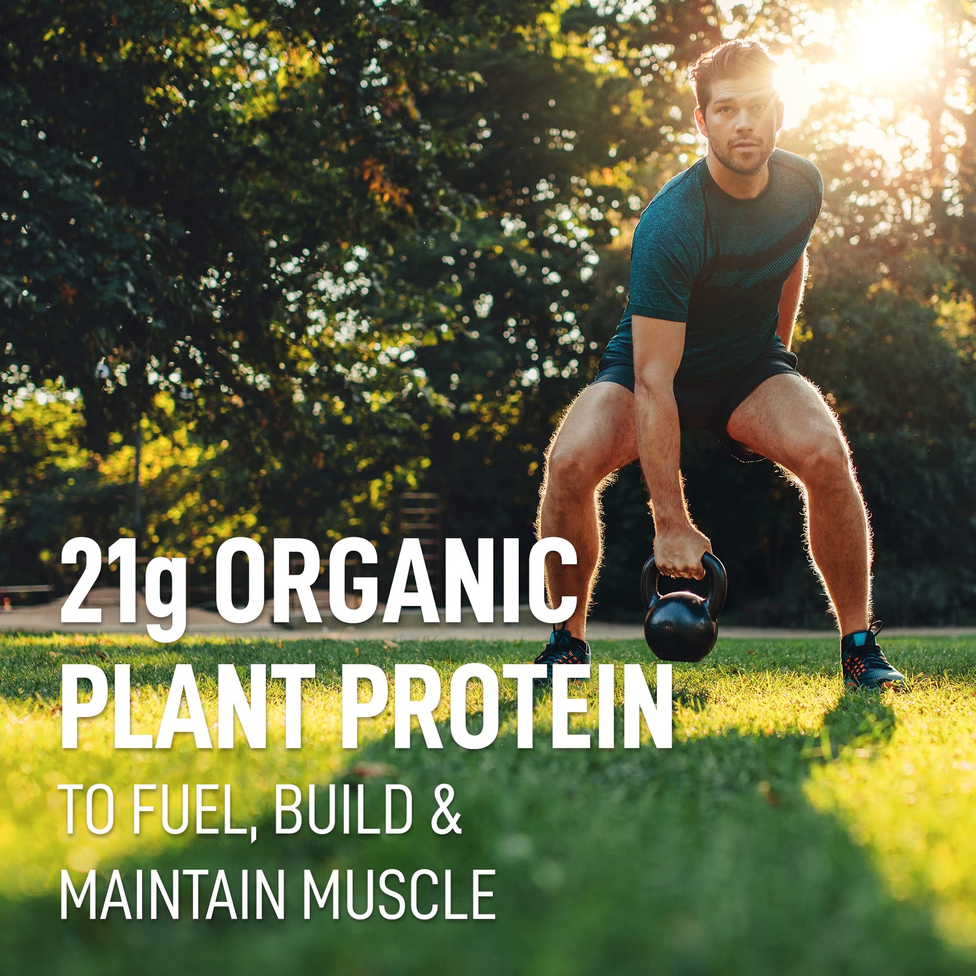 LeanFit Organic Plant-Based Protein, Natural Vanilla Flavor, 21g Vegan Protein, 19 Servings LeanFit buy supplements canada