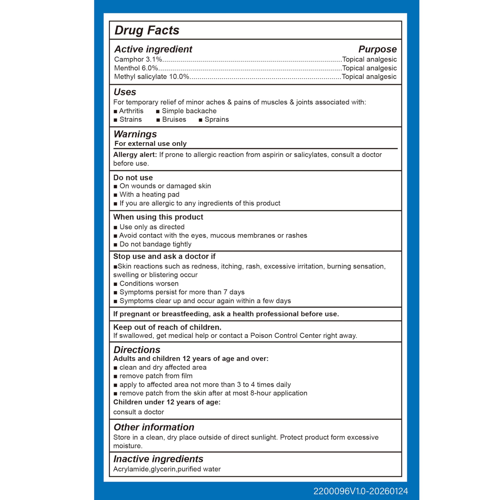 Teemofe Reusable Pain Patch, for Sore Muscle Relief - Pain Relief Patches for Back, Foot, Knee, Neck & More, Easy Adhesive Application, Fast Acting - Includes 1 Patch, 3 Adhesives&1 Carry Case-0327-1 Teemofe buy supplements canada