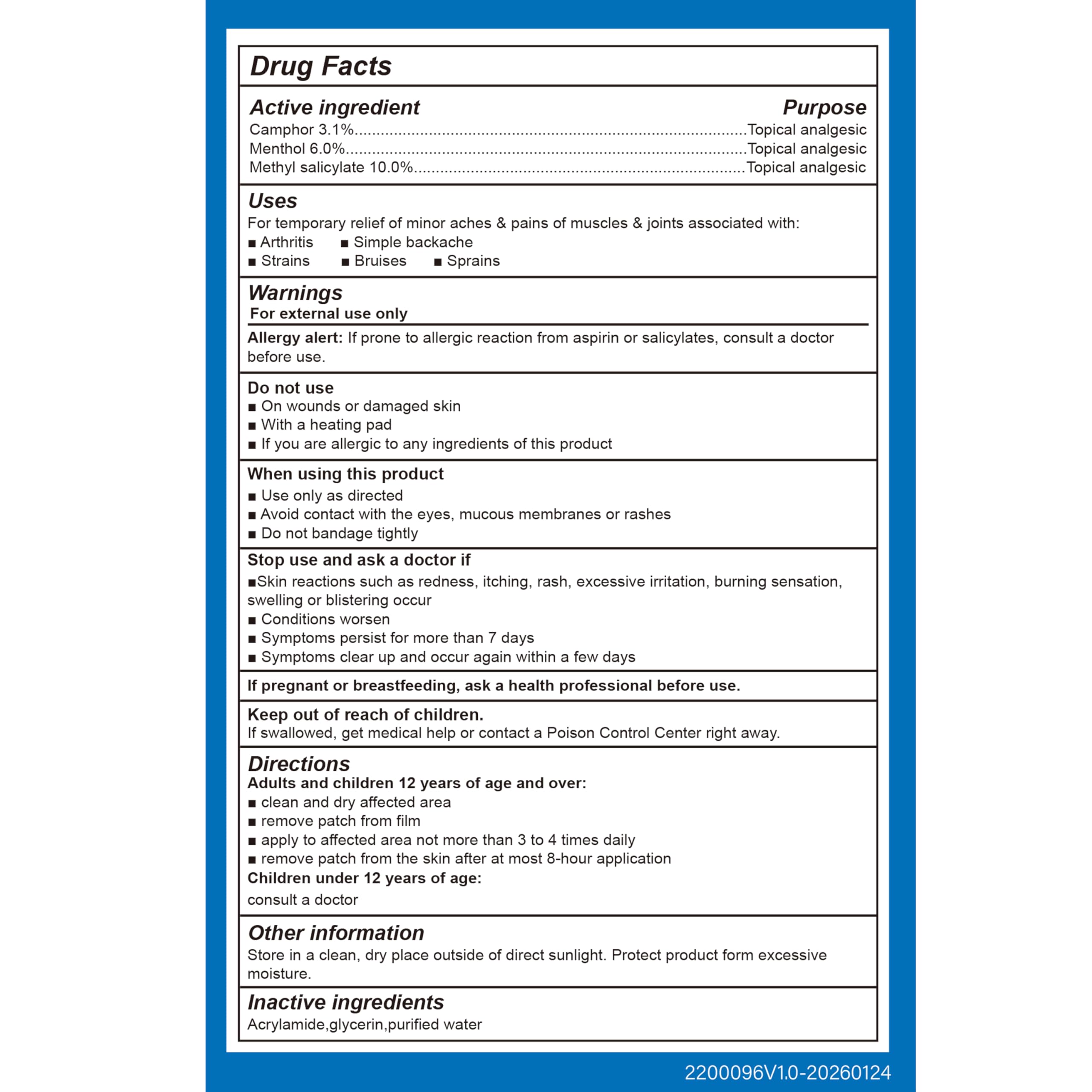 Teemofe Reusable Pain Patch, for Sore Muscle Relief - Pain Relief Patches for Back, Foot, Knee, Neck & More, Easy Adhesive Application, Fast Acting - Includes 1 Patch, 3 Adhesives&1 Carry Case-0327-1 Teemofe buy supplements canada