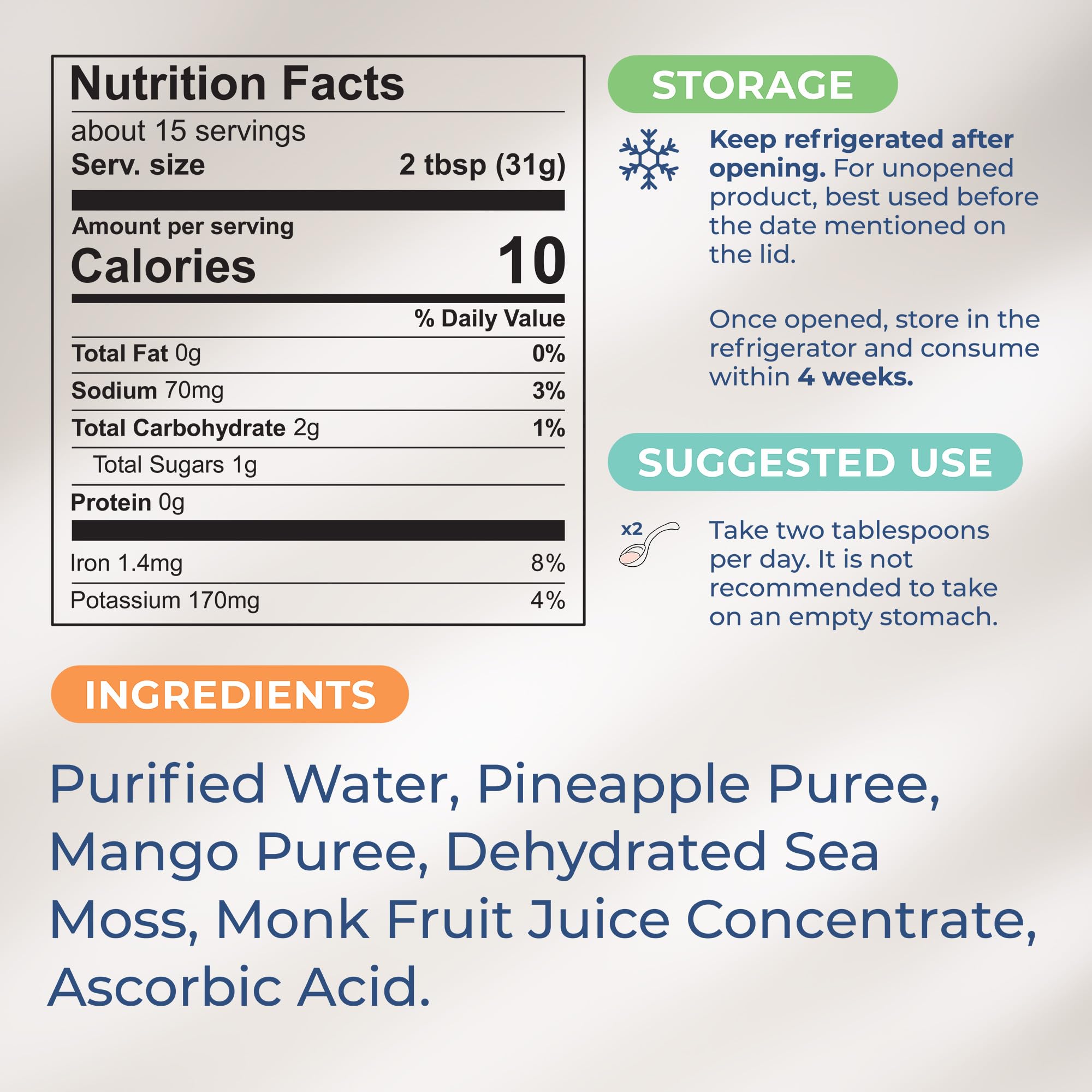 TrueSeaMoss Wildcrafted Irish Sea Moss Gel – Nutritious Organic Raw Seamoss Rich TrueSeaMoss buy supplements canada