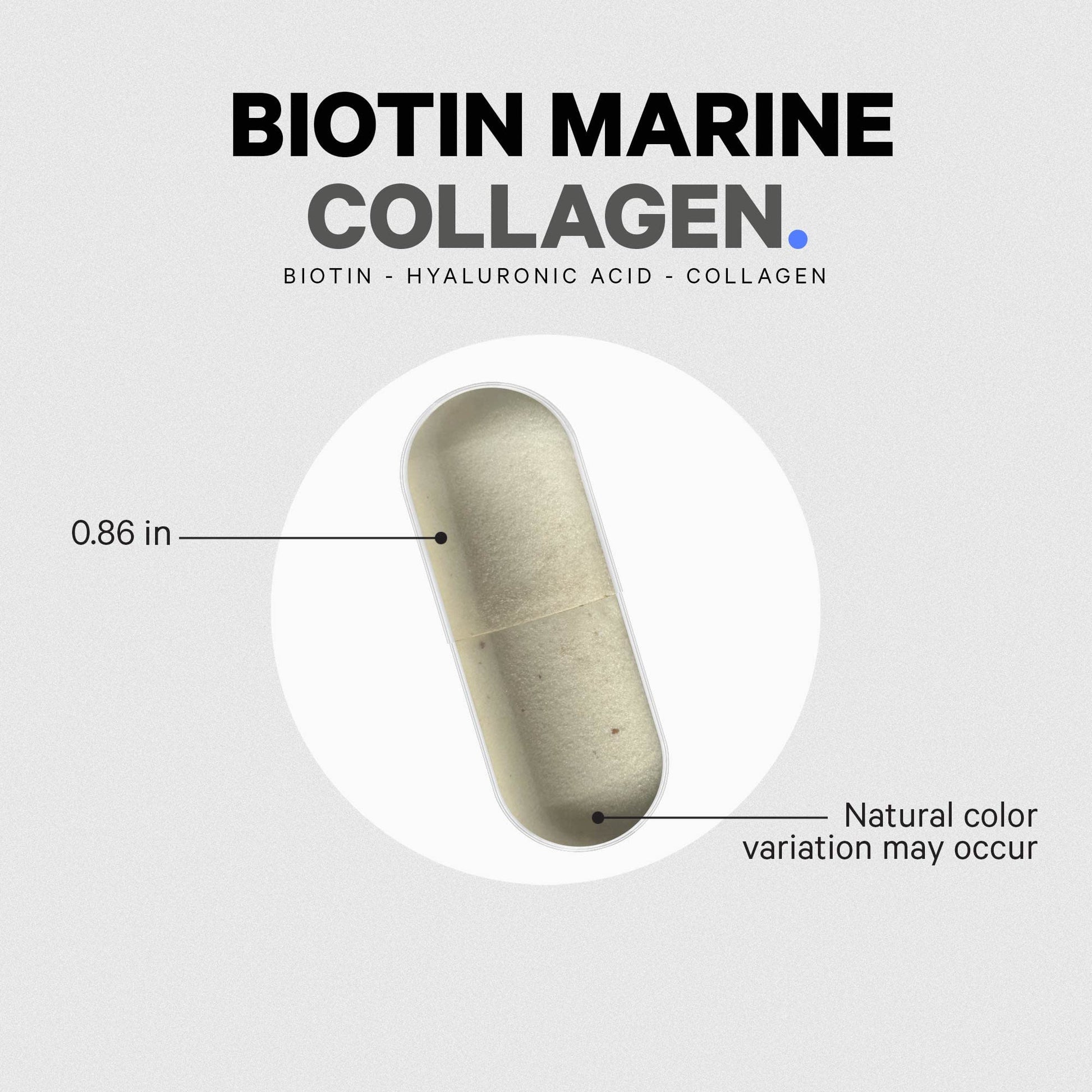 Codeage Biotin Marine Collagen Peptides - Wild-Caught Marine Collagen Types I & III, Biotin, Vitamins C & E, Hyaluronic Acid, Amino Acids, Fruit and Herb Blend, Non-GMO - 120 Capsules Codeage buy supplements canada