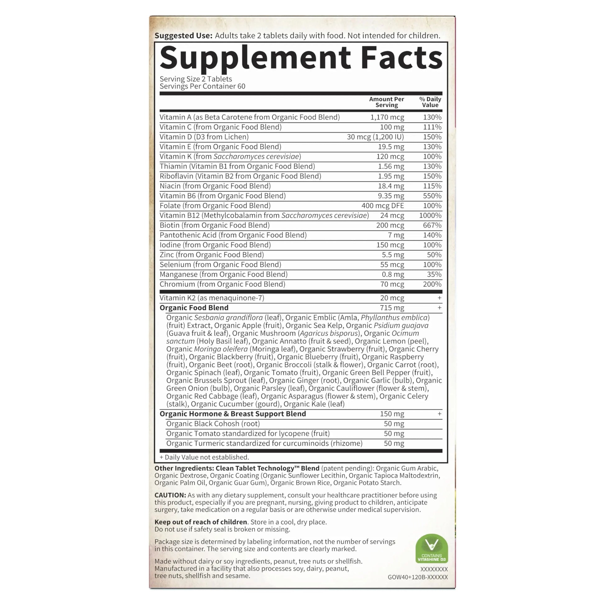 Garden of Life Multivitamin for Women 40 Plus, Organics Womens Vitamins, Hormone & Breast Health Support Blend Garden of Life buy supplements canada