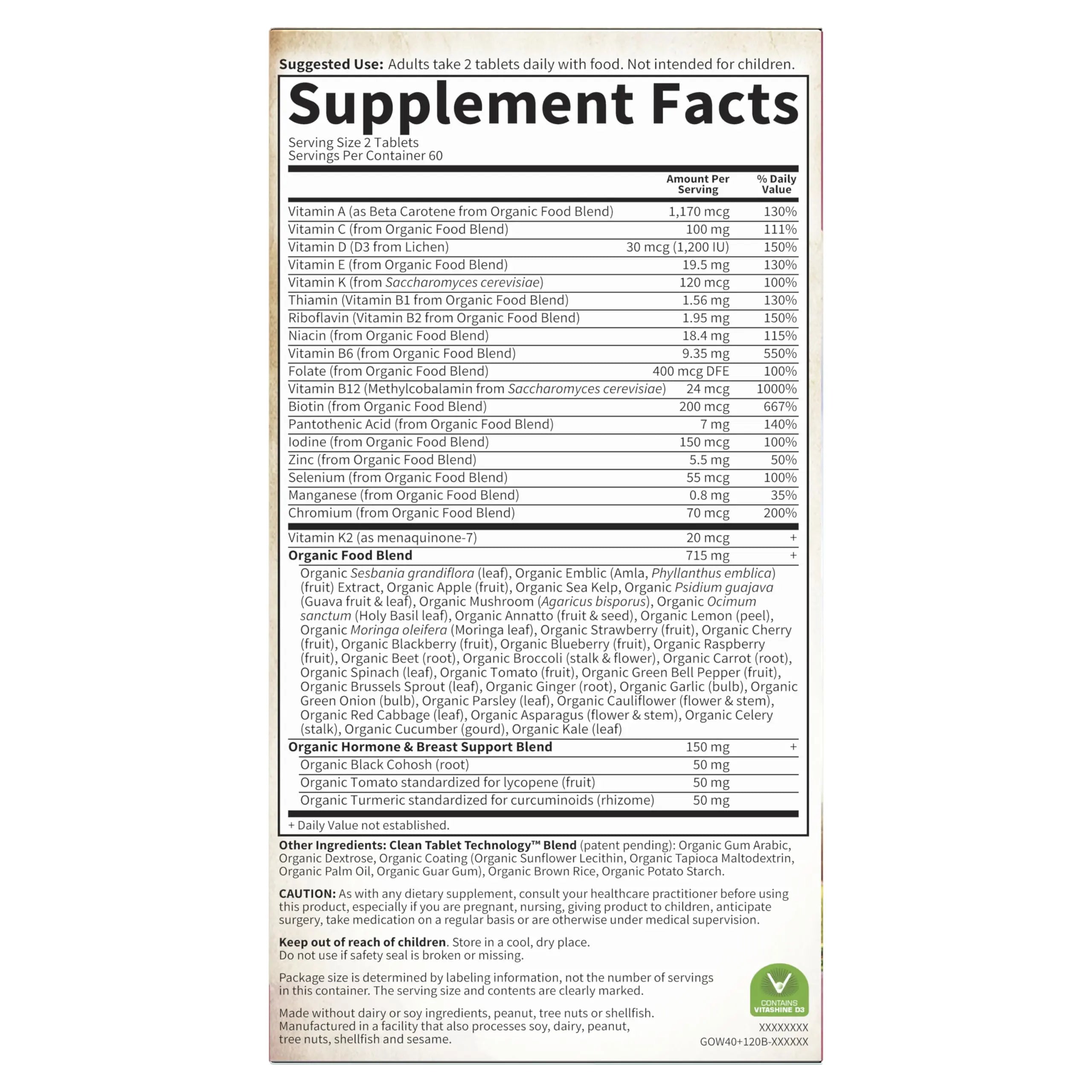 Garden of Life Multivitamin for Women 40 Plus, Organics Womens Vitamins, Hormone & Breast Health Support Blend Garden of Life buy supplements canada