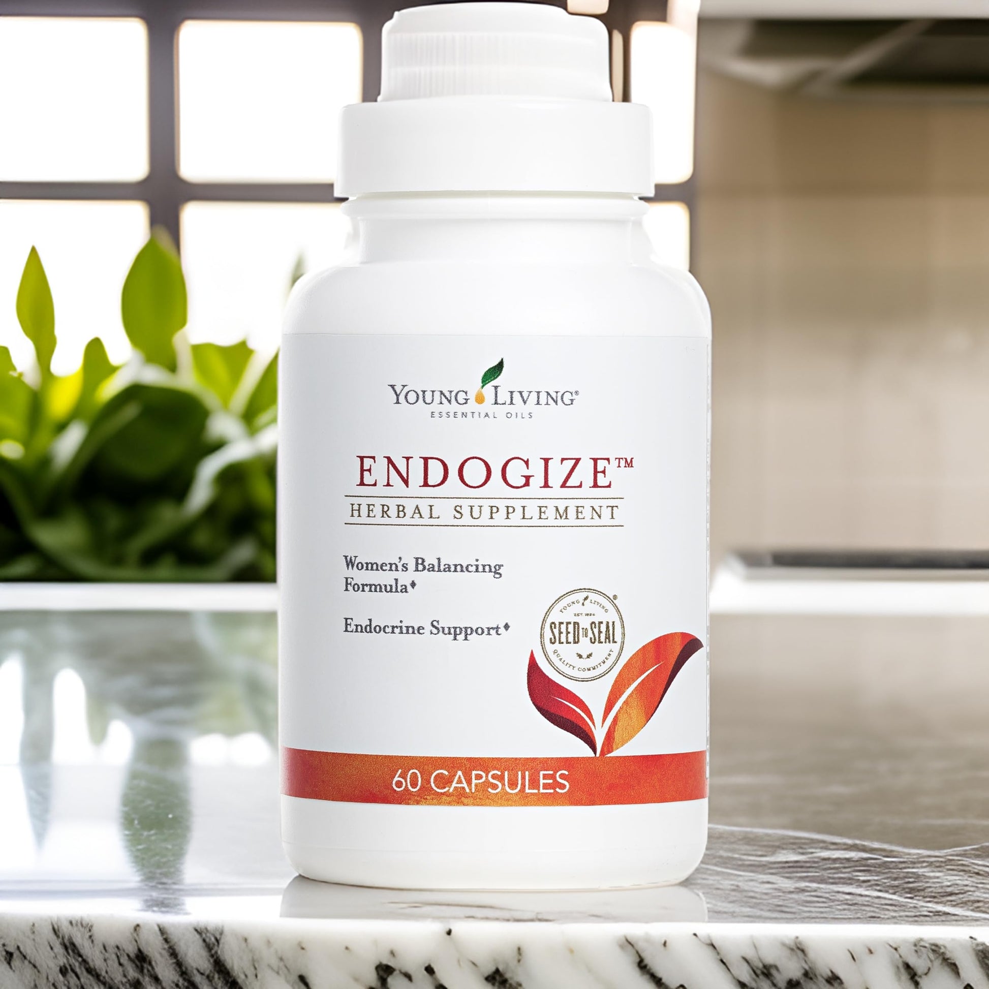 Young Living - EndoGize 60 Capsules | Hormonal Health & Endocrine System Support with Essential Oils | Daily Herbal Supplement for Women's Wellness & Balancing Formula Young Living buy supplements canada