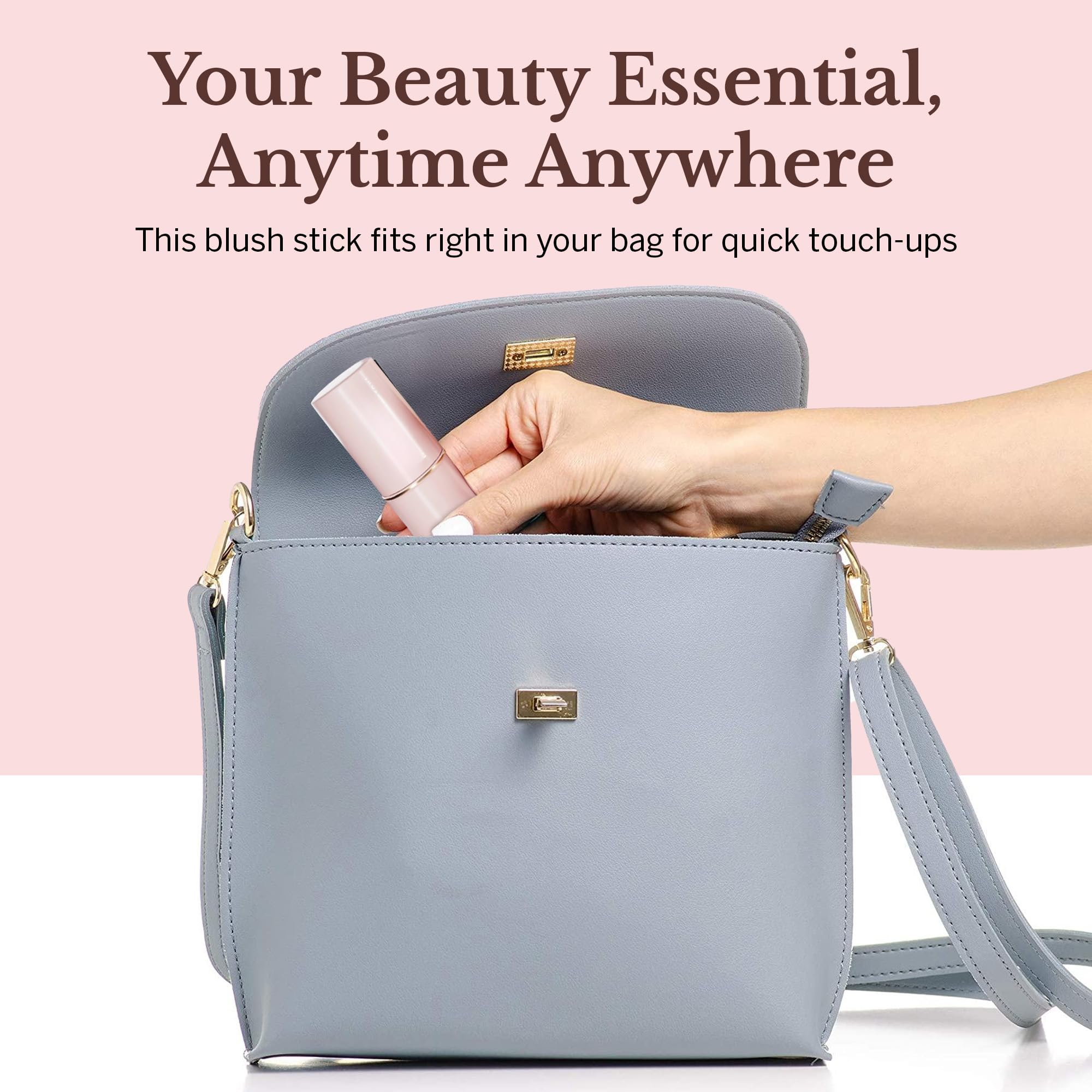 BeautiHome Blush Stick for Cheeks & Lips Multistick Cream Blush- Easy to Apply & Blend- Infused with Nourishing Ingredients for your Skin Compact Travel Size Makeup (Misty Rose, Small) BeautiHome buy supplements canada