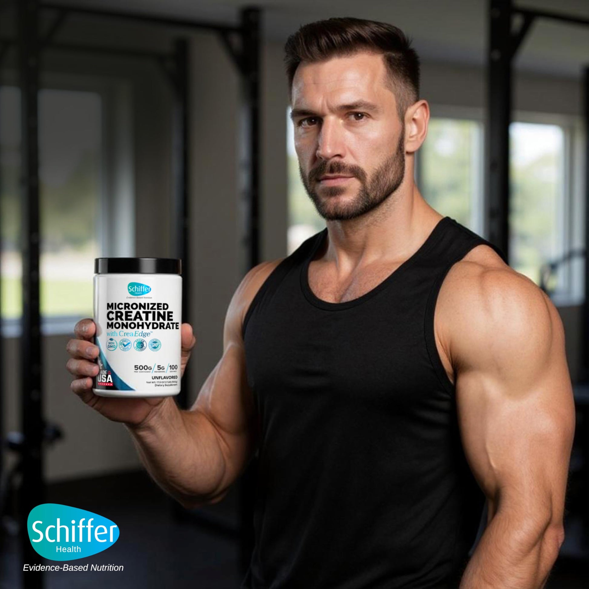 Creatine Monohydrate Powder 500g – Supports Muscle Growth, Strength & Cognitive Function*, 5g per Serv - 100 Servings, Pure Micronized Creatine for Enhanced Performance, Unflavored, 17.9 oz SCHIFFER HEALTH buy supplements canada