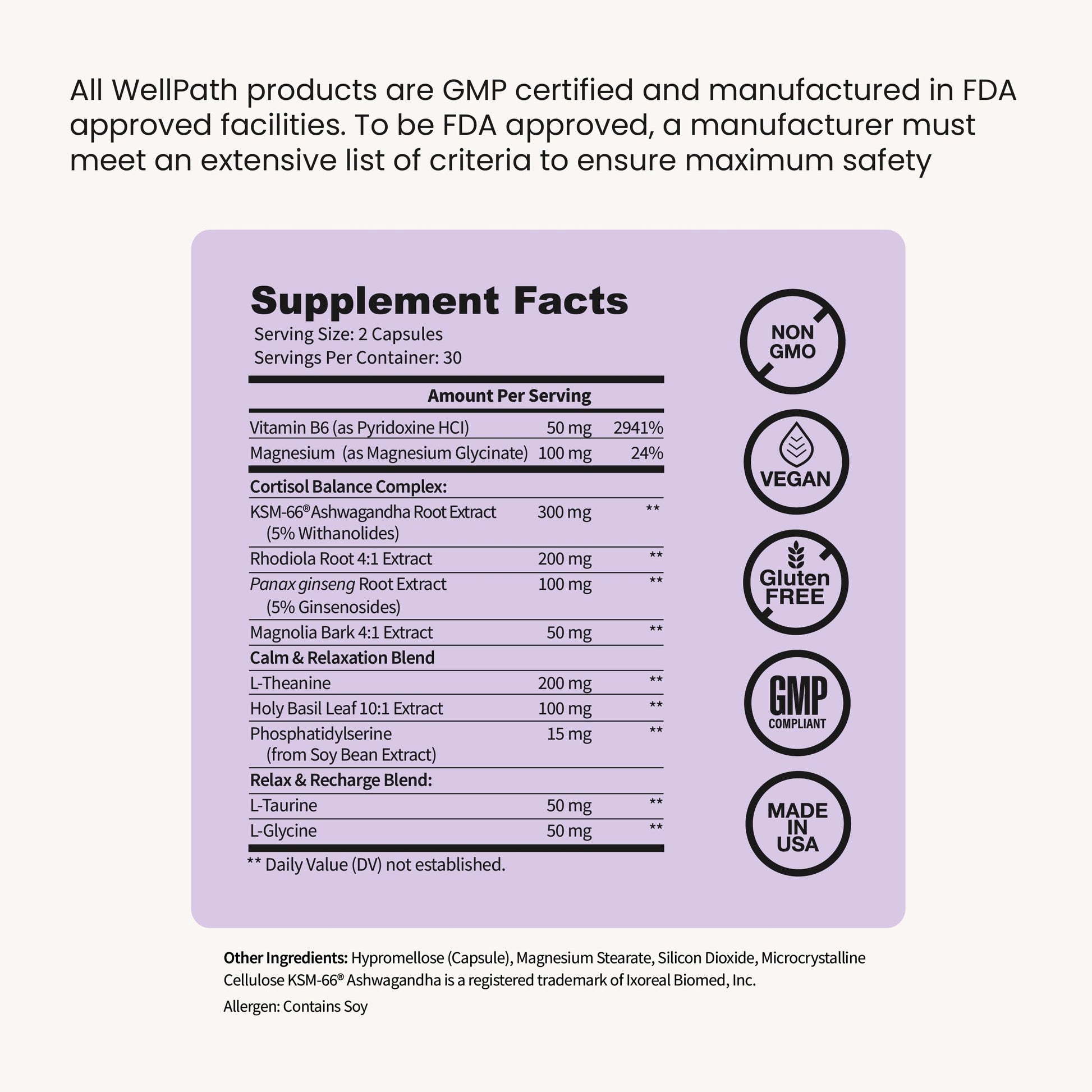 WellPath Soothe Cortisol Manager - Cortisol Supplements for Women with KSM-66® Ashwagandha & L-Theanine - Stress Support, Detox - 11-in-1 Complex, Vegan, Made in USA, Non-GMO, 60 Ct WellPath buy supplements canada