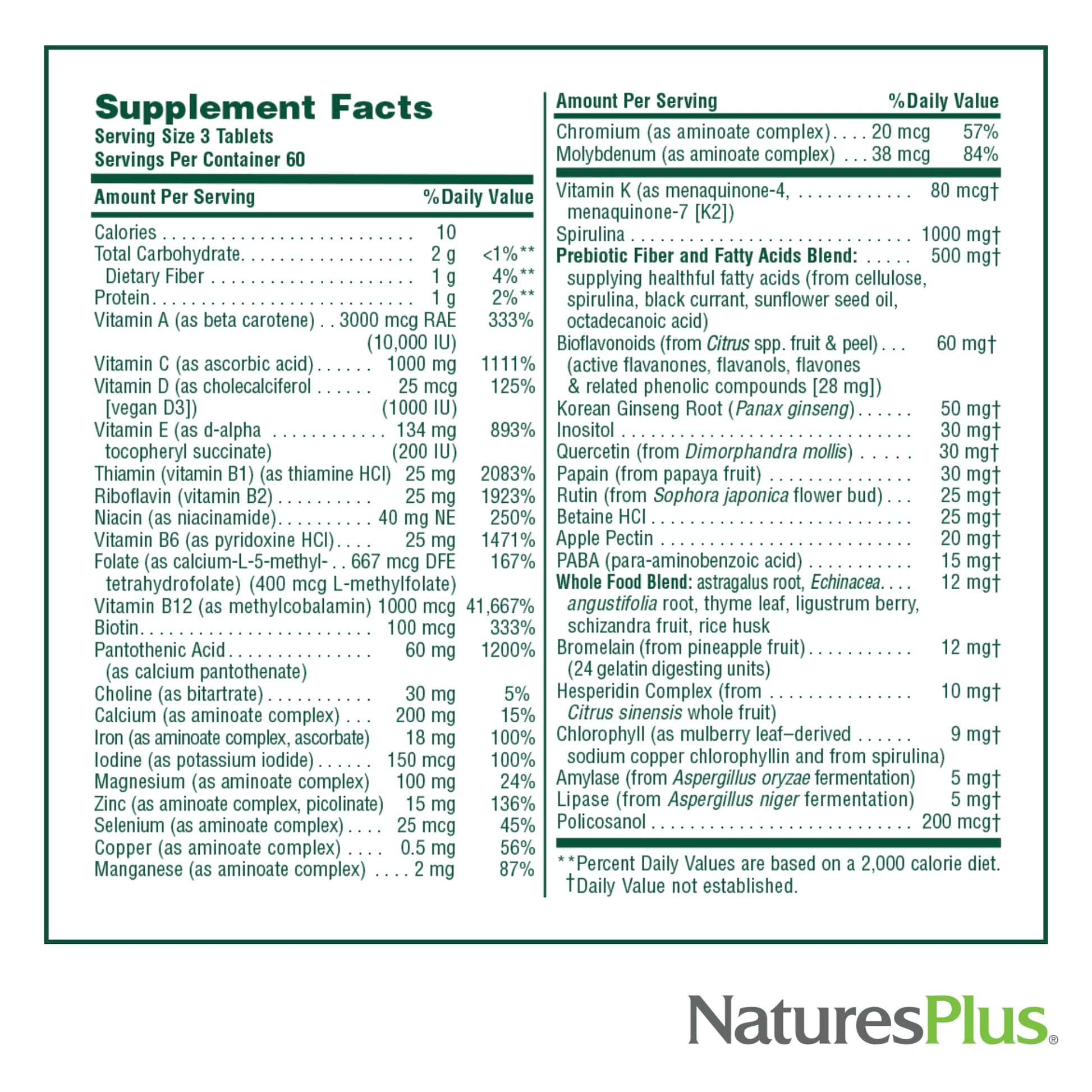 NaturesPlus Source of Life - 180 Tablets, Pack of 2 - Multivitamin & Mineral Supplement with Concentrated Whole Foods - Gluten Free, Vegetarian - 120 Total Servings NaturesPlus buy supplements canada