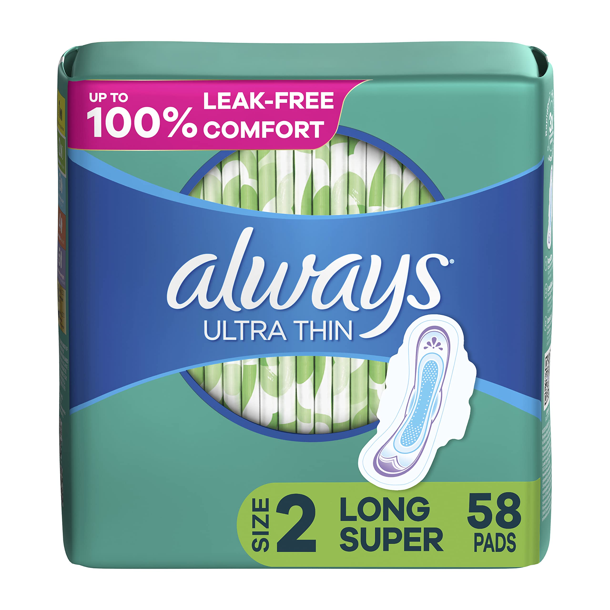 Always Ultra Thin Feminine Pads For Women, Size 2 Long Super Absorbenc Always buy supplements canada