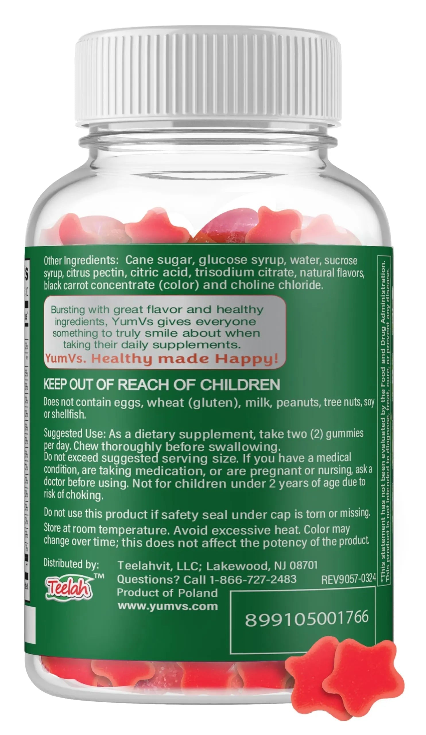 Multivitamin for Adults & Teens Bundle – Complete Daily Health Support Gummies YUM-V'S buy supplements canada