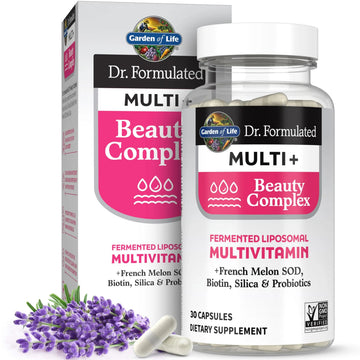 Garden of Life Dr Formulated Multi+ Beauty Complex Fermented Liposomal Multivitamin Plus Hair Skin and Nails Vitamins, French Melon SOD Garden of Life buy supplements canada