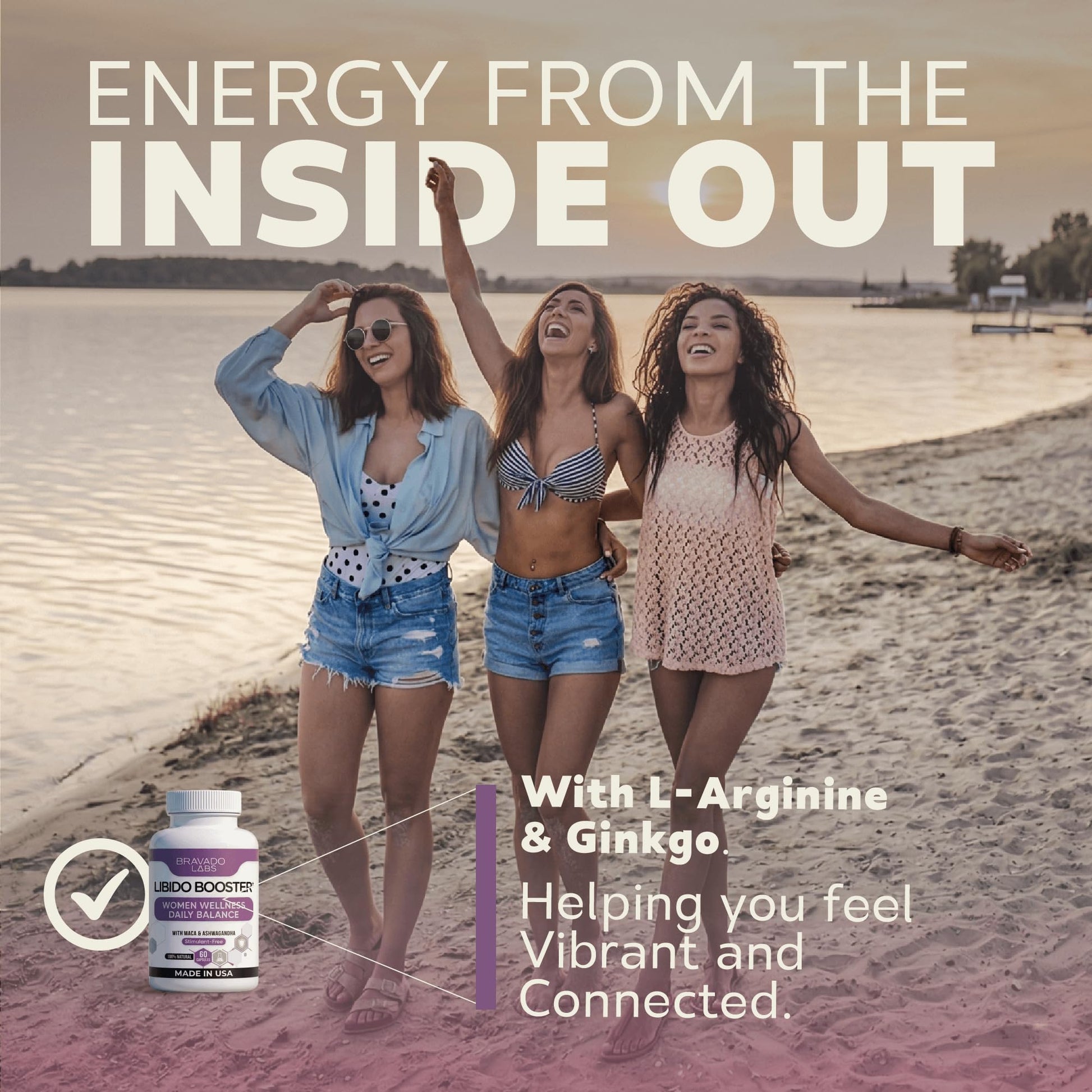 Female Libido Booster for Women – Advanced Women’s Intimacy & Confidence Support – Plant-Based Herbal Blend with Maca, Ginseng & L-Arginine – Made in USA – 60 Capsules Bravado Labs buy supplements canada