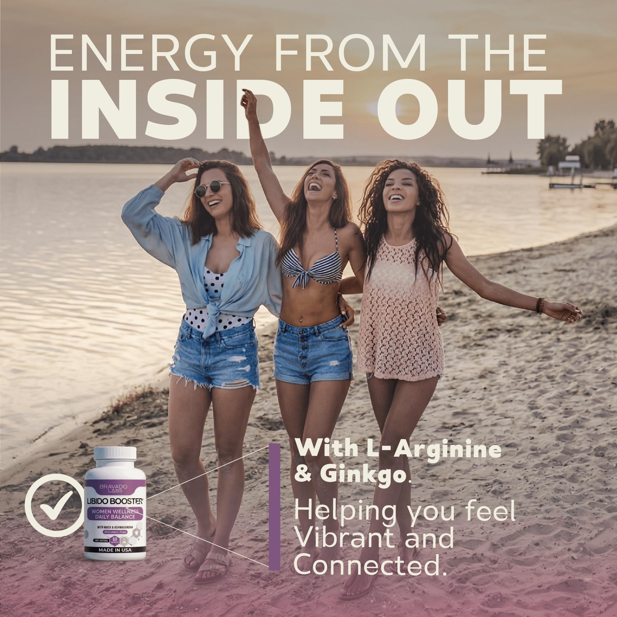 Female Libido Booster for Women – Advanced Women’s Intimacy & Confidence Support – Plant-Based Herbal Blend with Maca, Ginseng & L-Arginine – Made in USA – 60 Capsules Bravado Labs buy supplements canada