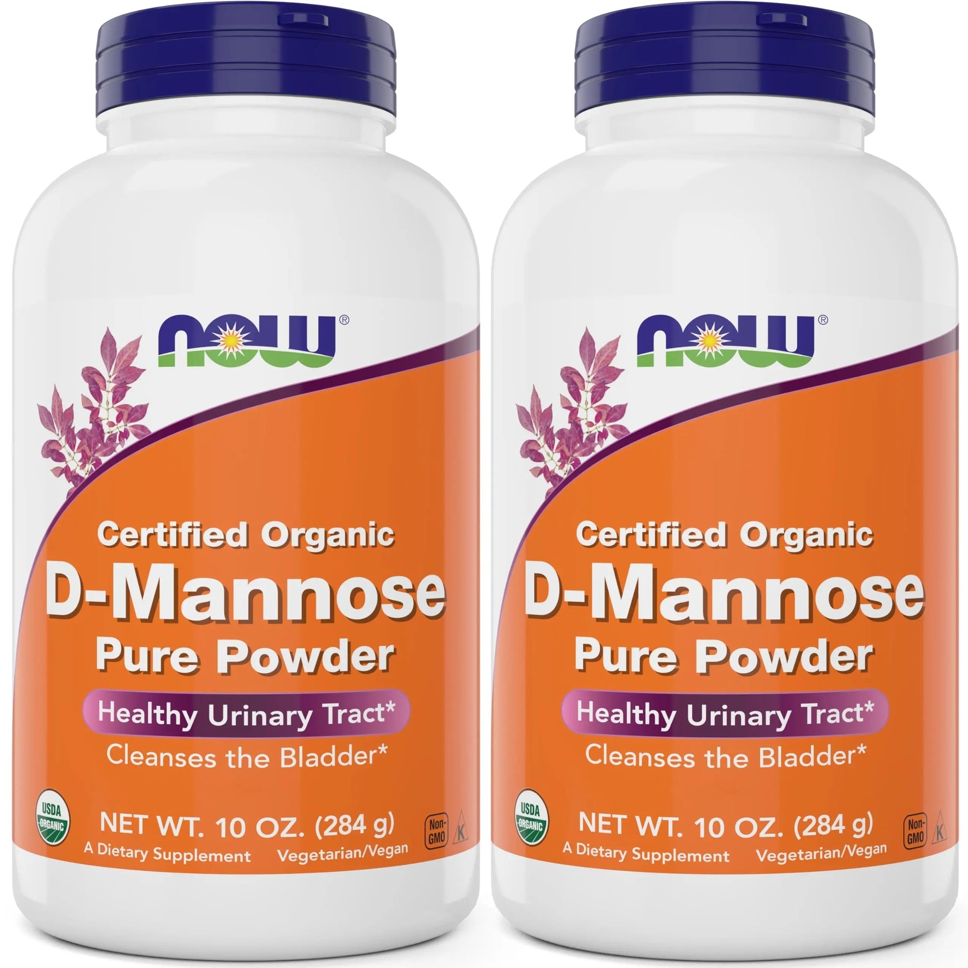 NOW Foods Pure, Organic D-Mannose 10 oz Powder (Pack of 2) - Bladder Cleanse and Urinary Tract Health Supplement - Non-GMO - Vegan Friendly - 2000mg / 2 Grams per Serving NOW Foods buy supplements canada