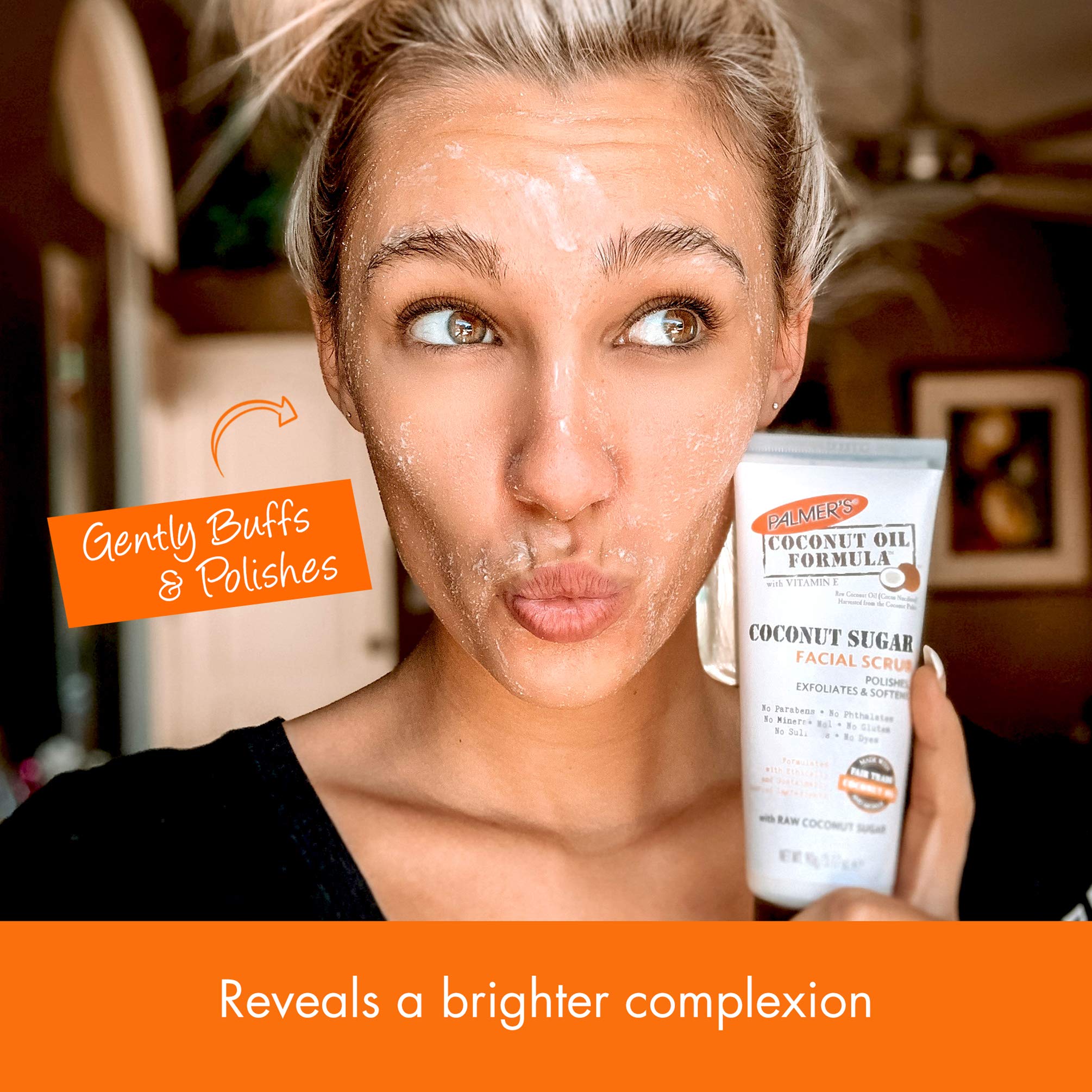 Palmer's Coconut Oil Formula Coconut Sugar Facial Scrub Exfoliator, Face Scrub to Gently Palmer's buy supplements canada