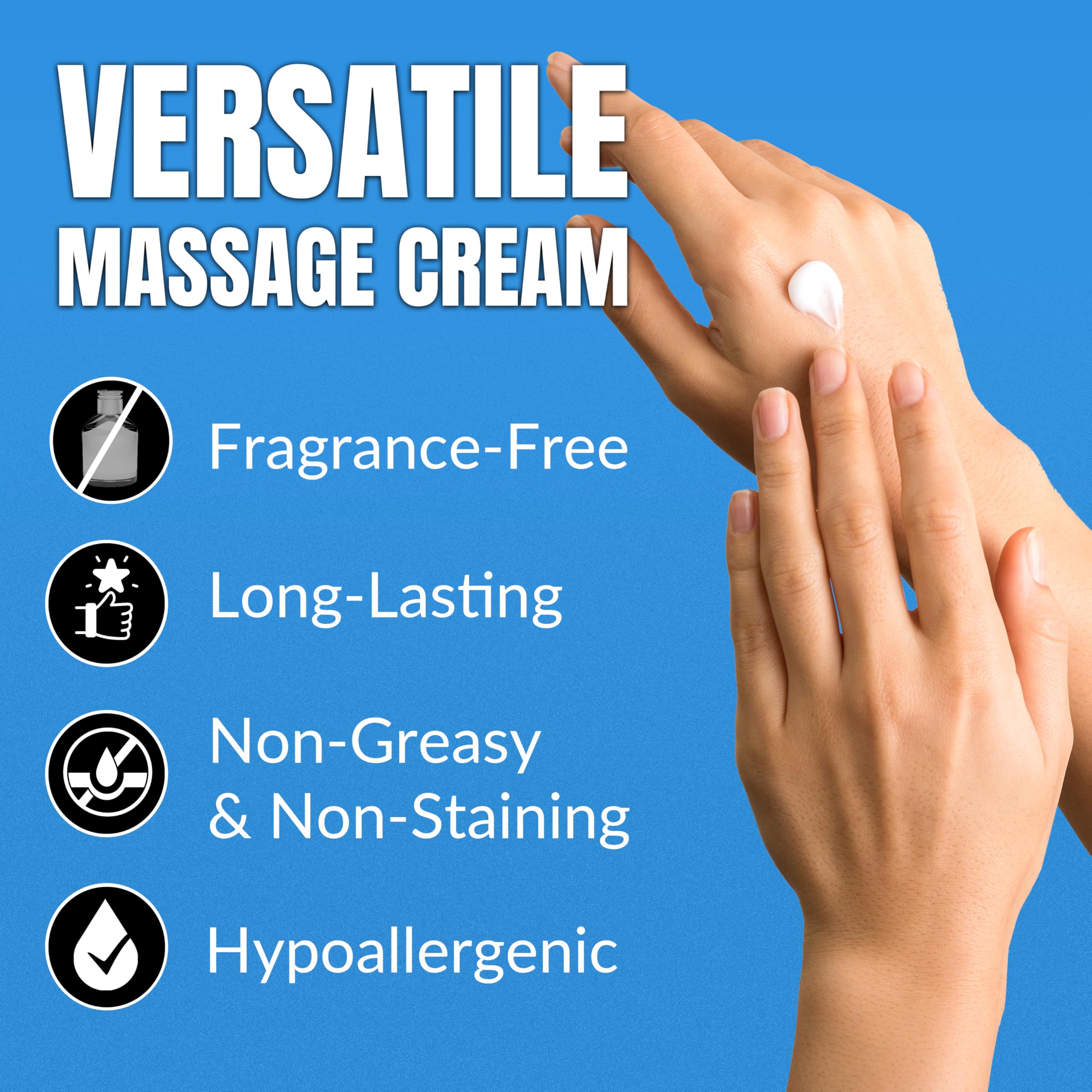 HawkGrips 8oz Massage Emollient and 8oz Massage Cream Bundle, Unscented, IASTM Massage, Cupping Therapy, Whole Body Muscle Cream, Deep Tissue Professional Massage Therapy HawkGrips buy supplements canada