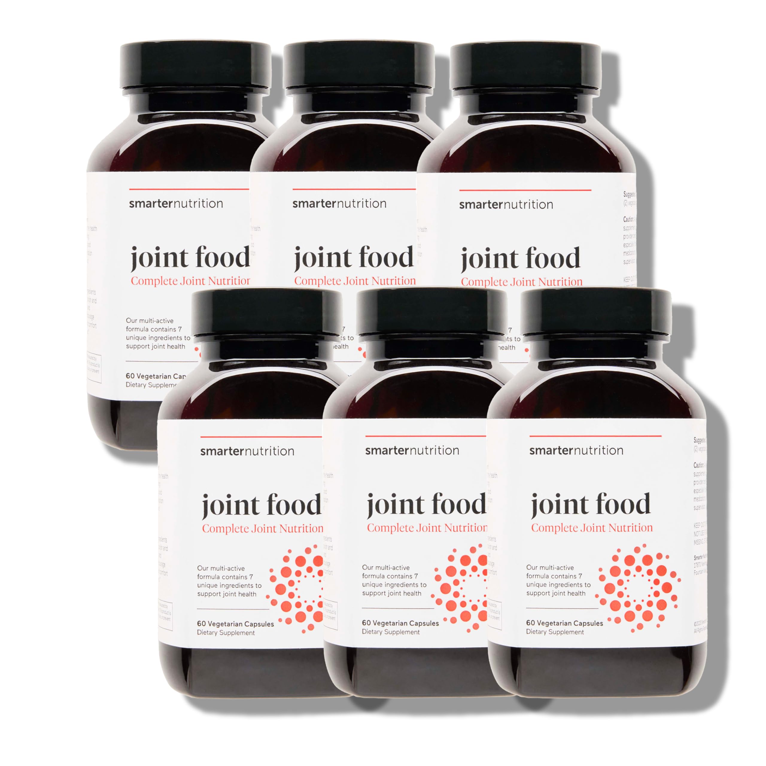SMARTERNUTRITION Joint Food - Whole-Food Joint Supplement to Support Lubrication & Mobility - Formulated with Collagen Type II, MSM, Vitamin C, Turmeric, Bromelain - 6 Pack[180-Day Supply] SMARTERNUTRITION buy supplements canada