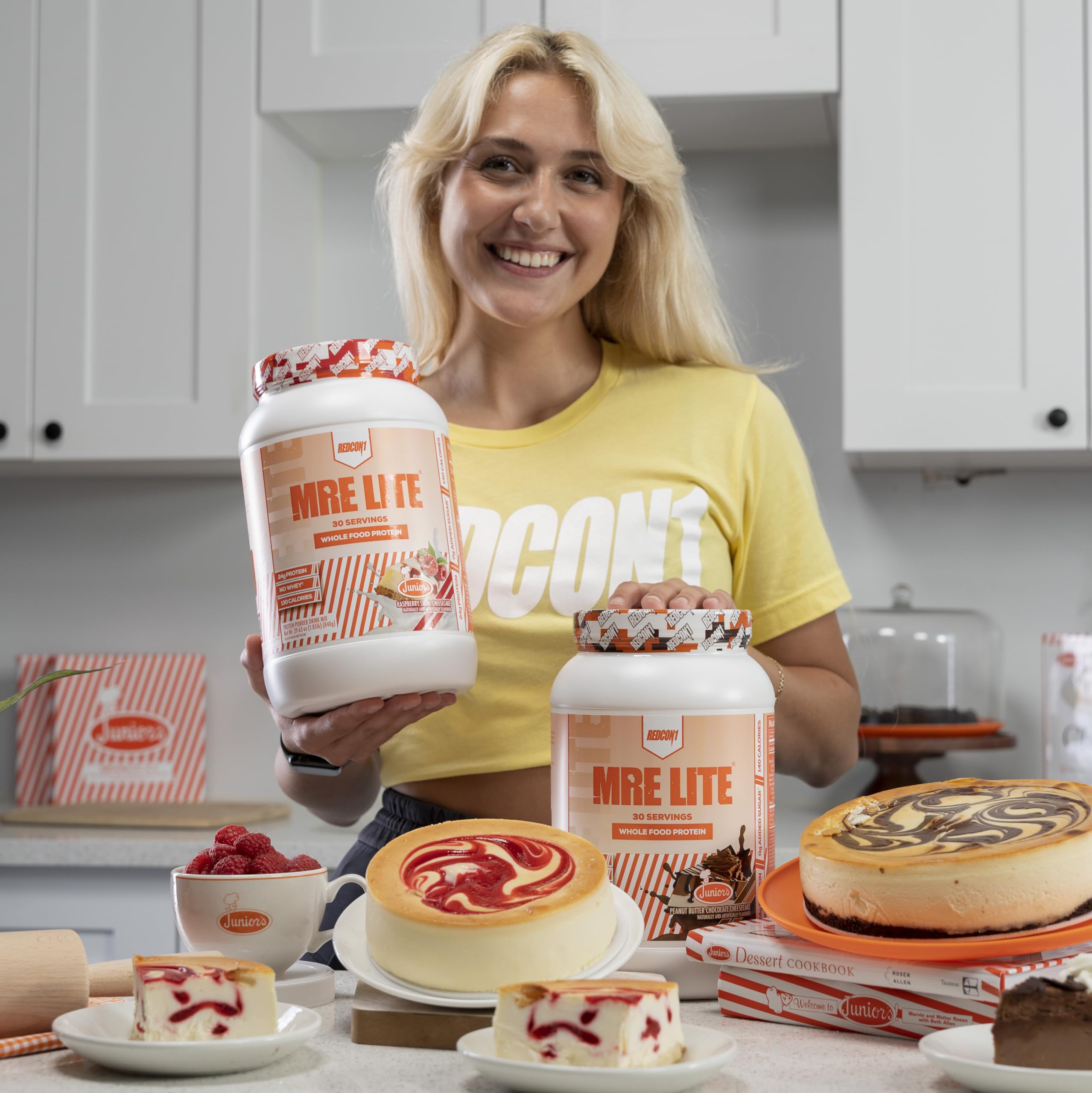 REDCON1 MRE Lite Whole Food Protein Powder, Juniors, Peanut Butter Chocolate REDCON1 buy supplements canada