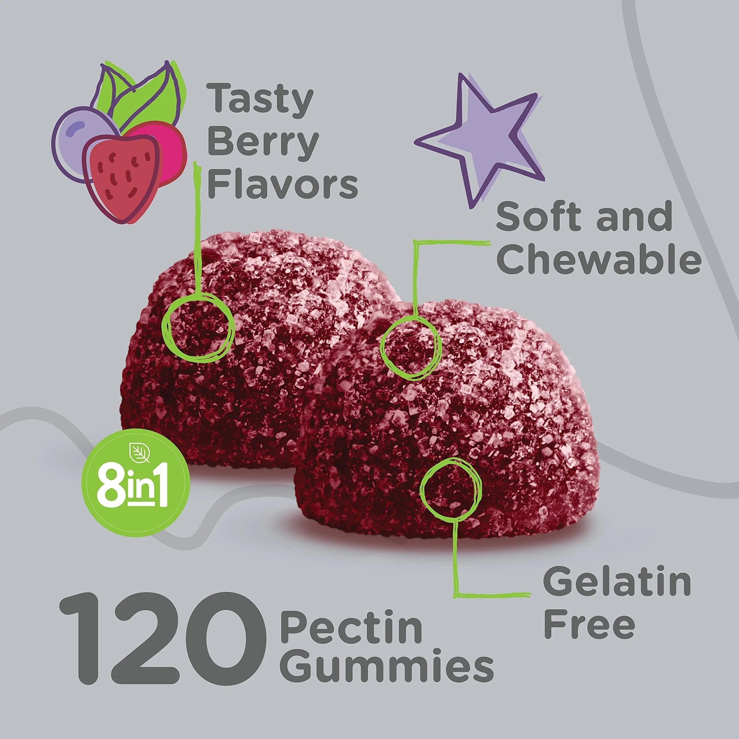 Viteey Kids Multivitamin Gummies with Probiotics - 8-1 Kids Vitamins for Immune Health Support with Vitamin C, D3, B12, B6 Viteey buy supplements canada