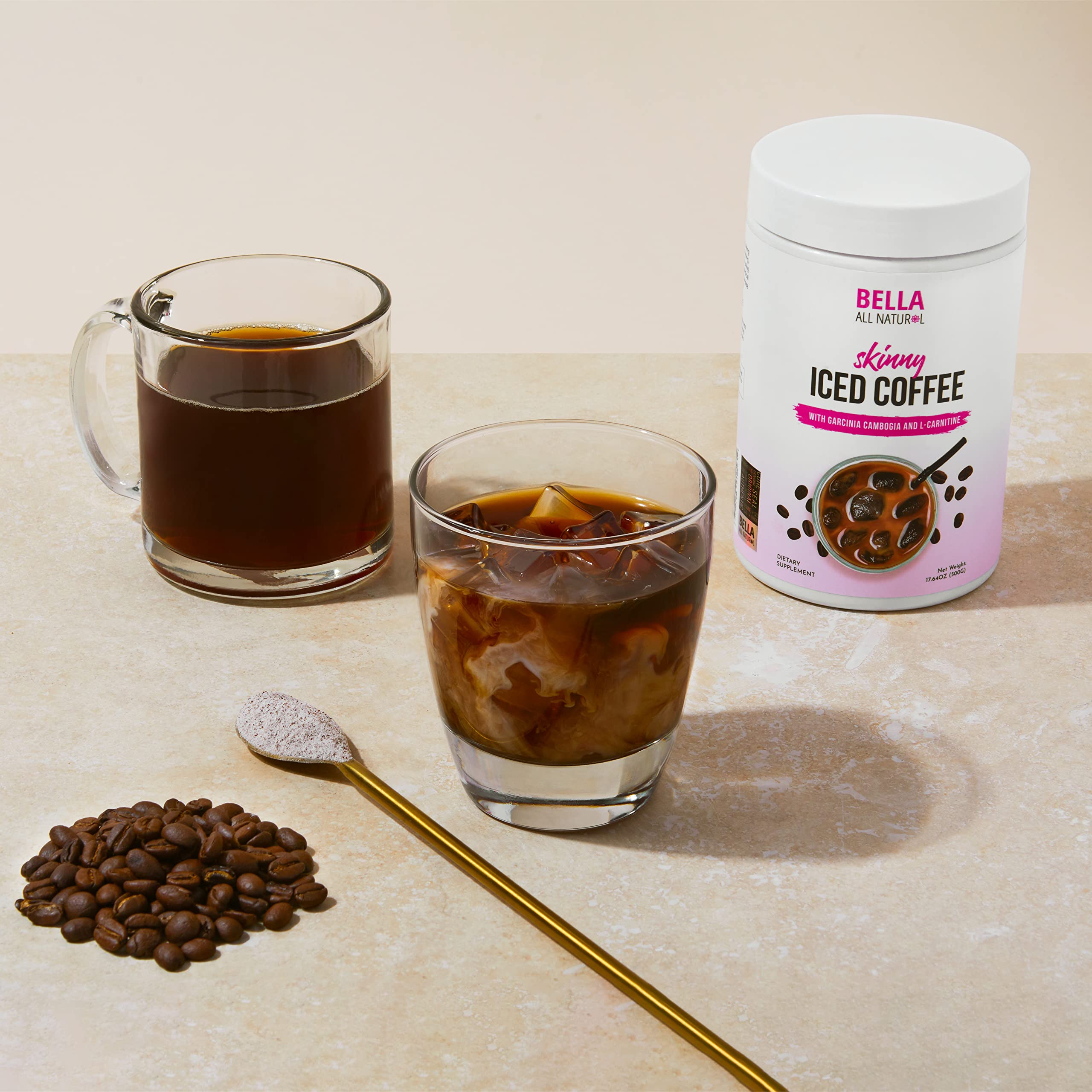 Bella All Natural Skinny Iced Coffee - Good Taste - 500 Grams Bella All Natural buy supplements canada