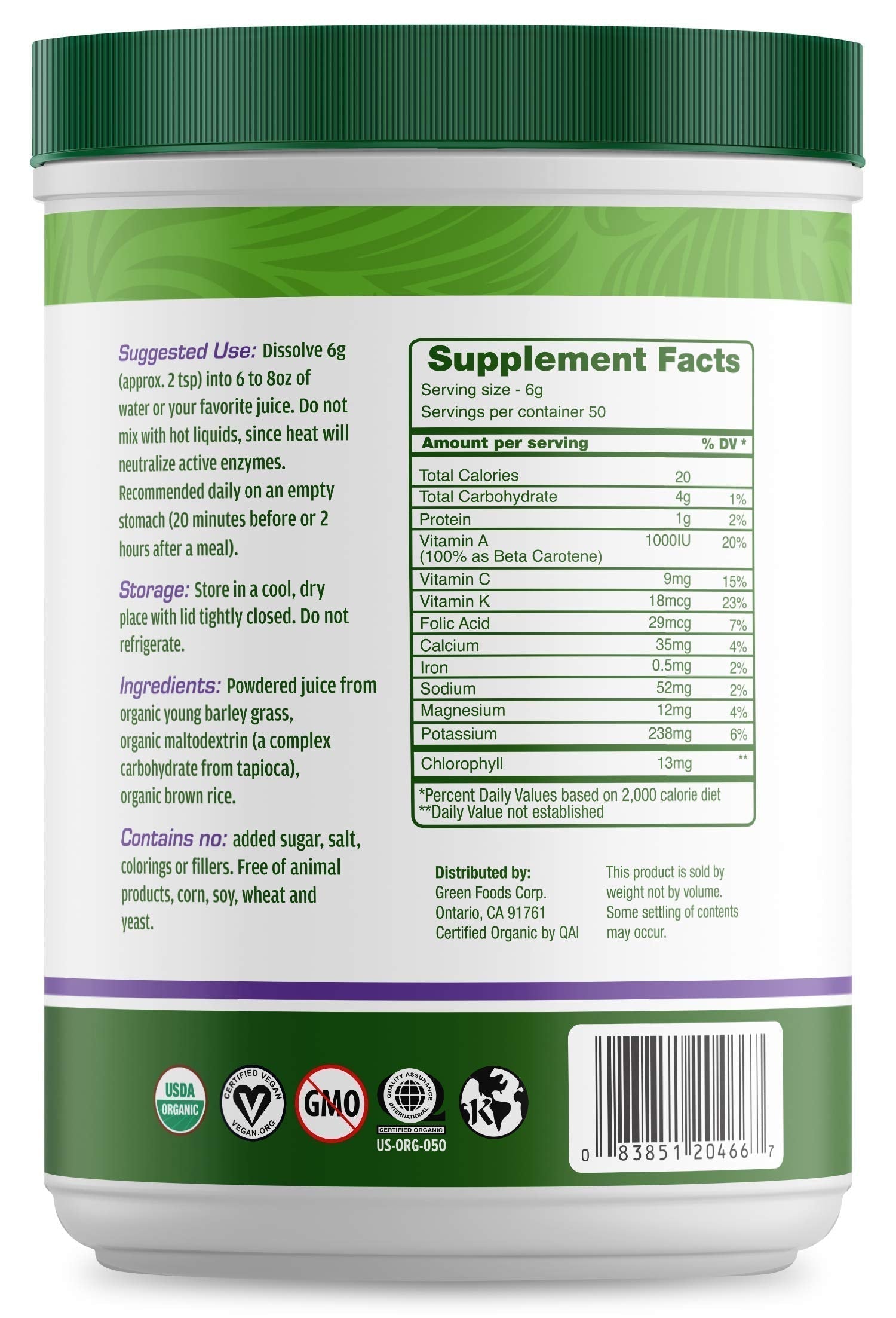 Green Foods Green Magma, 10.6 Ounce Green Foods buy supplements canada