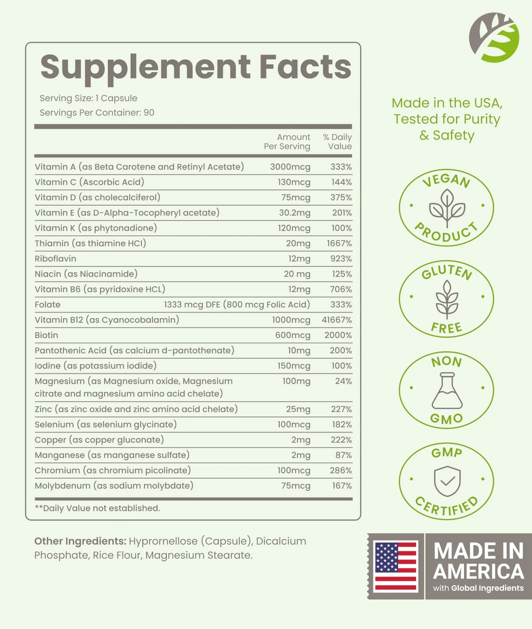 BariSlim Once Daily Bariatric Multivitamin Capsule - Iron-Free Formula - Bariatric Vitamin and Supplement for Post Surgery BariSlim buy supplements canada