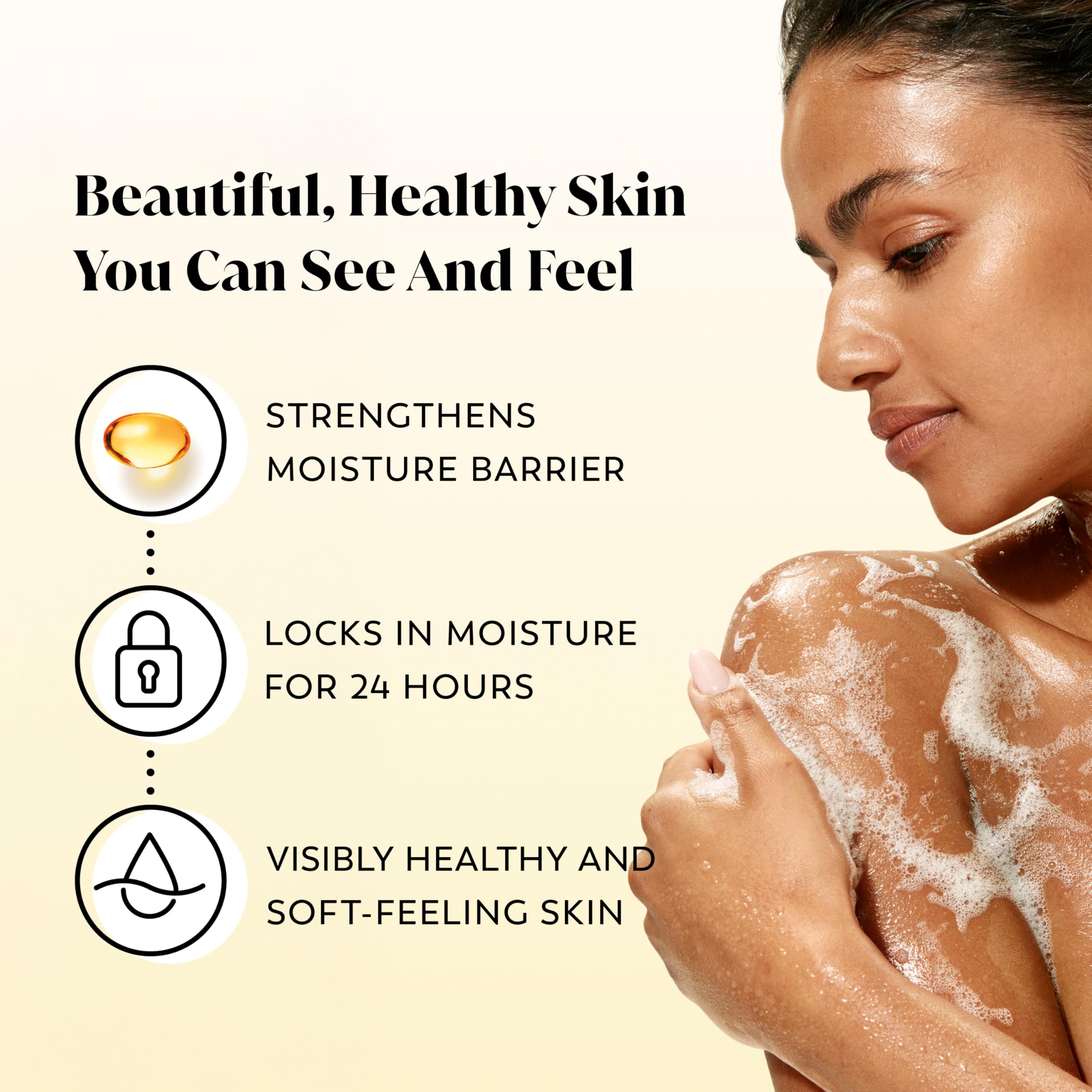 Olay Body Wash for Women, Ultra Moisture, 24hr Moisturizing, Hydrating & Refreshing, B3 Vitamin Complex, Free of Parabens & Phthalates, For All Skin Types, Shea Butter Scent, 22 fl oz