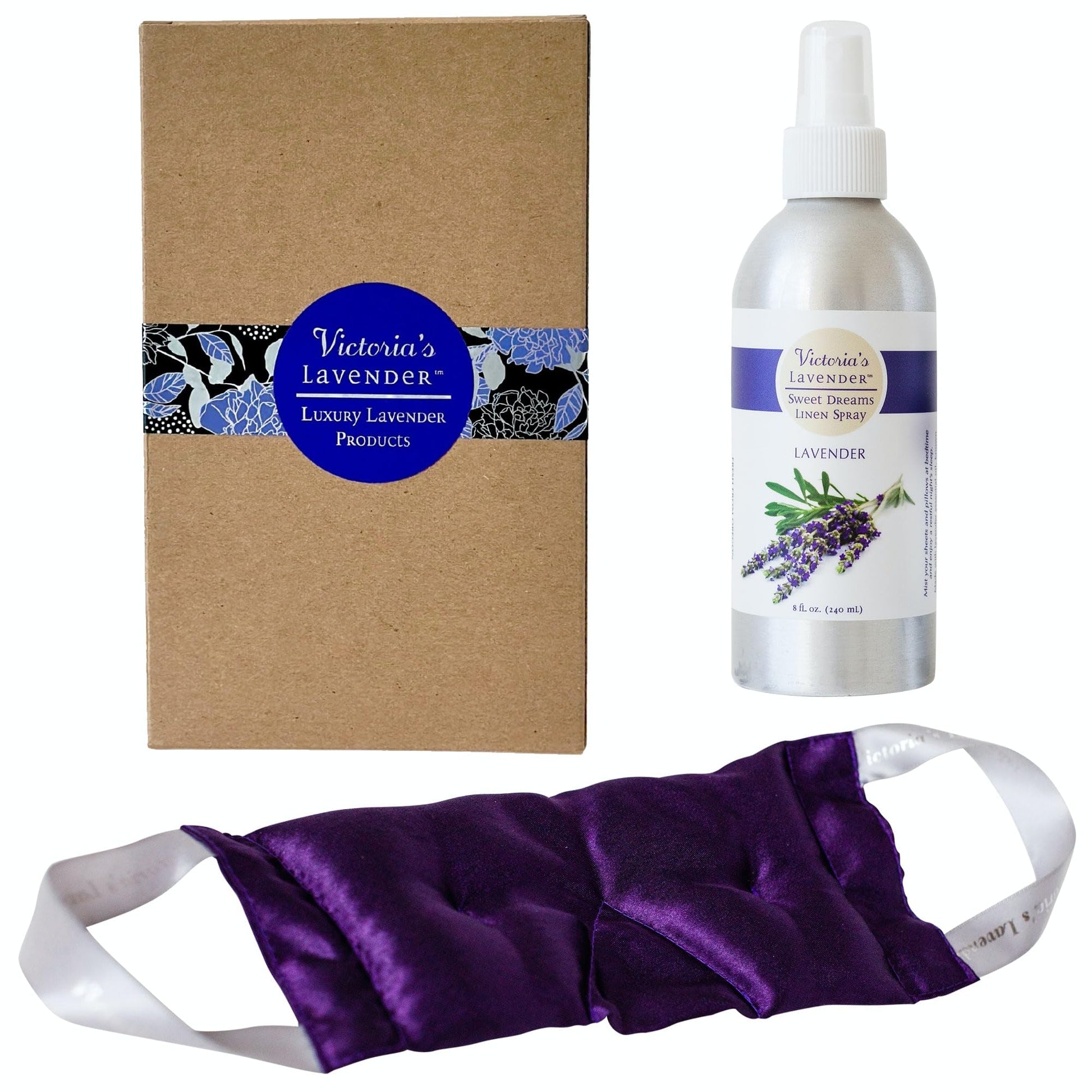Victoria's Lavender Aromatherapy Eye Mask & Pillow Set - Soothing Lavender Eye Mask Victoria's Lavender buy supplements canada