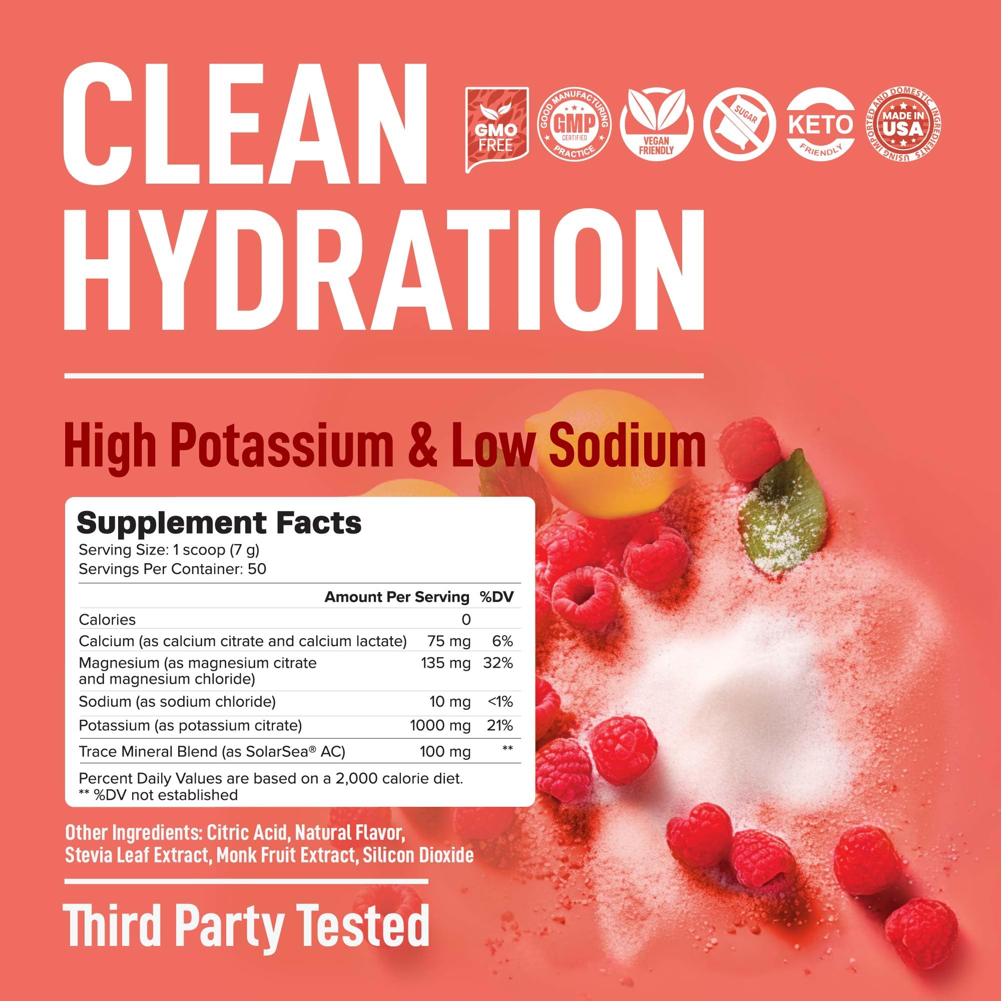 Keppi Electrolytes Powder – Raspberry Lemonade Flavor 50 Servings – No Sugar Hydration Supplement with Magnesium, Potassium, Sodium – Keto, Vegan Keppi buy supplements canada