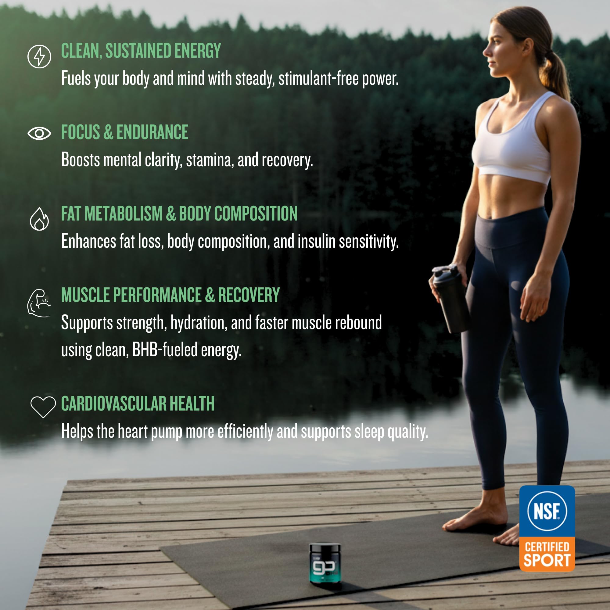 CleanForm Nutrition goBHB® Clean Energy Powder | NSF Sport Certified | Cellular Fuel with BHB Salts | Enhances Endurance, Mental Clarity, Hydration & Recovery | No Caffeine or Sugar | Neutral Flavor CleanForm Nutrition buy supplements canada