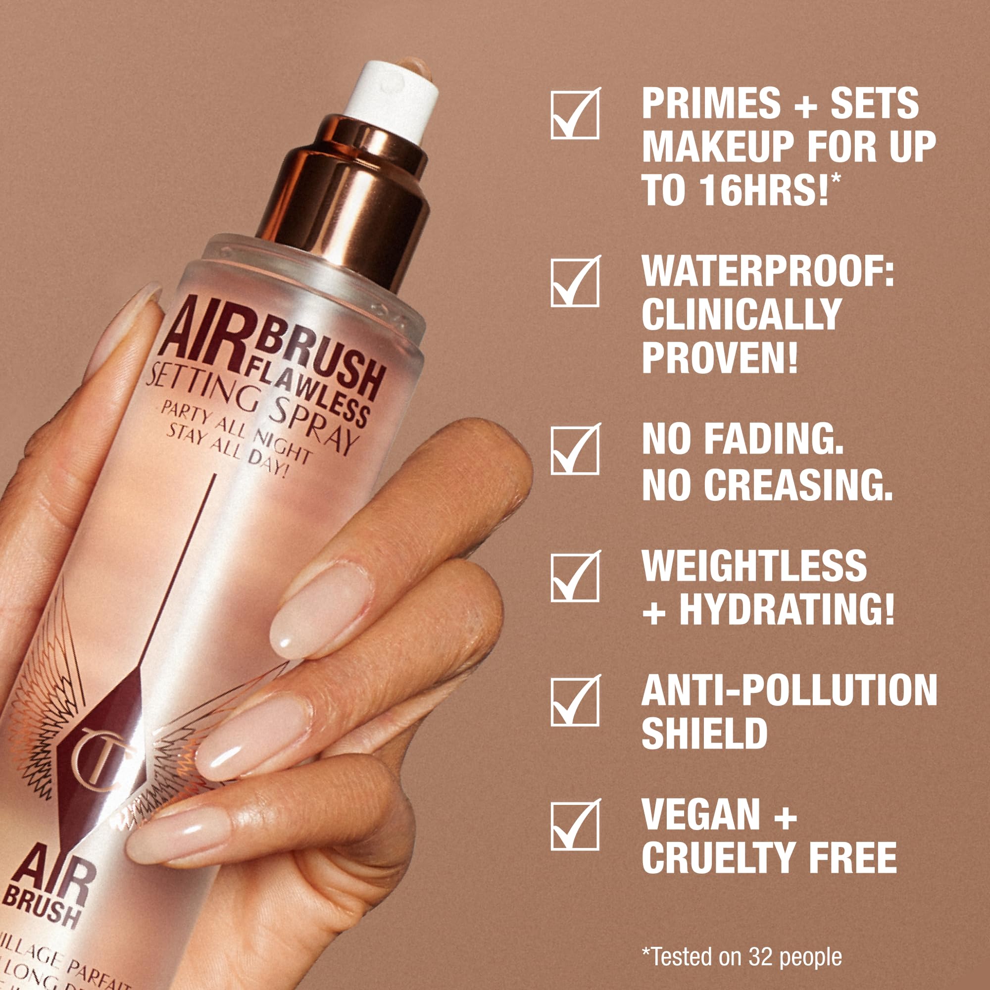 Charlotte Tilbury Airbrush Flawless Setting Spray - Ultra-Fine Hydrating Mist to Prime Charlotte Tilbury buy supplements canada