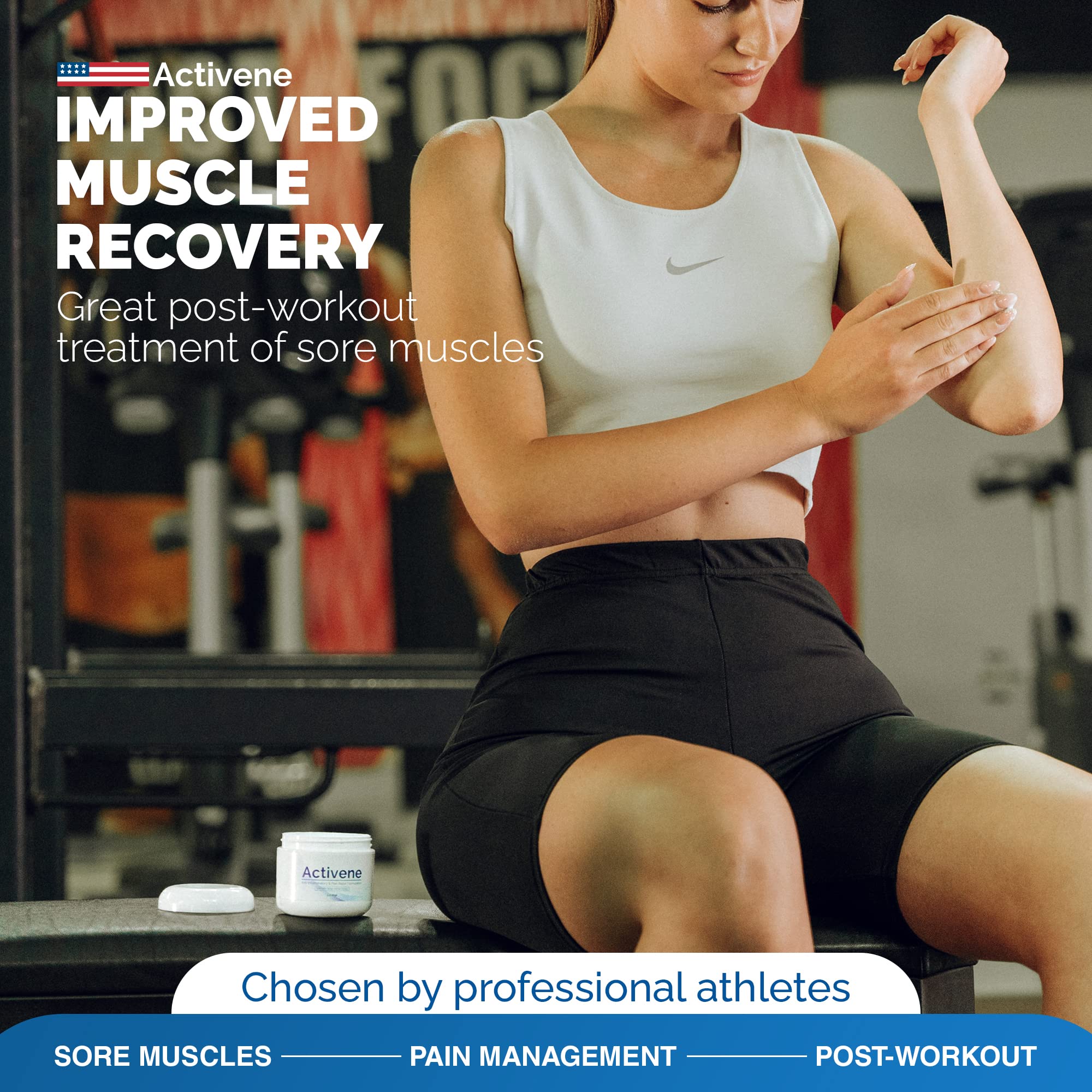 Activene Pain Relief Cream - Anti Inflammatory formulation with Powerful Arnica, Menthol & MSM for Joints, Tendons & Muscles. Chosen by Sufferers of Arthritis, Knee, Shoulder, Neck, Back & Other Pains Activene buy supplements canada