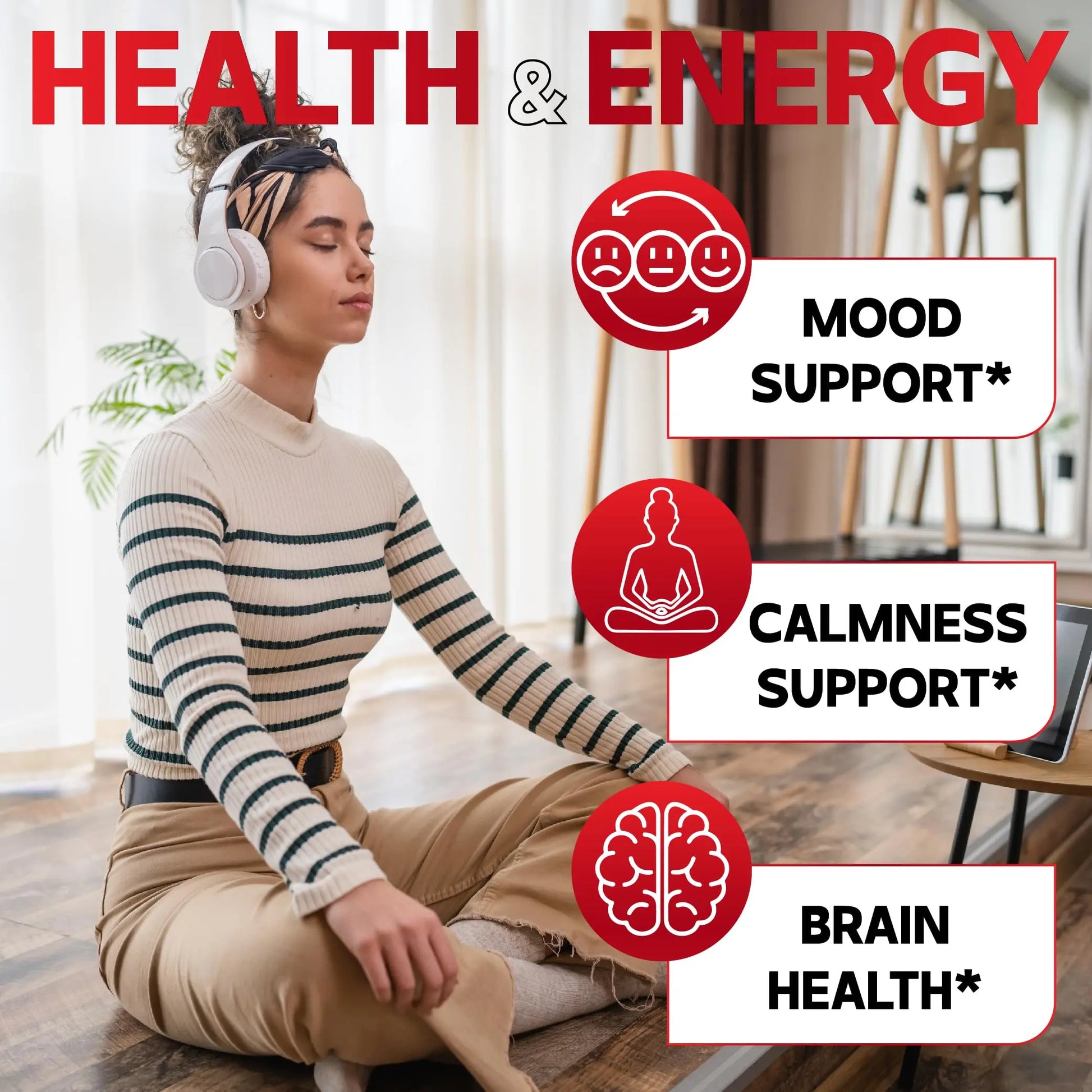 DEDICAD 5 HTP Supplement 1010mg - 60 Capsules - 3in1 Combined with Vitamin B6, L-Tryptophan - Comfortable Mood, Brain Health, Body Management & Immune System Support DEDICAD buy supplements canada