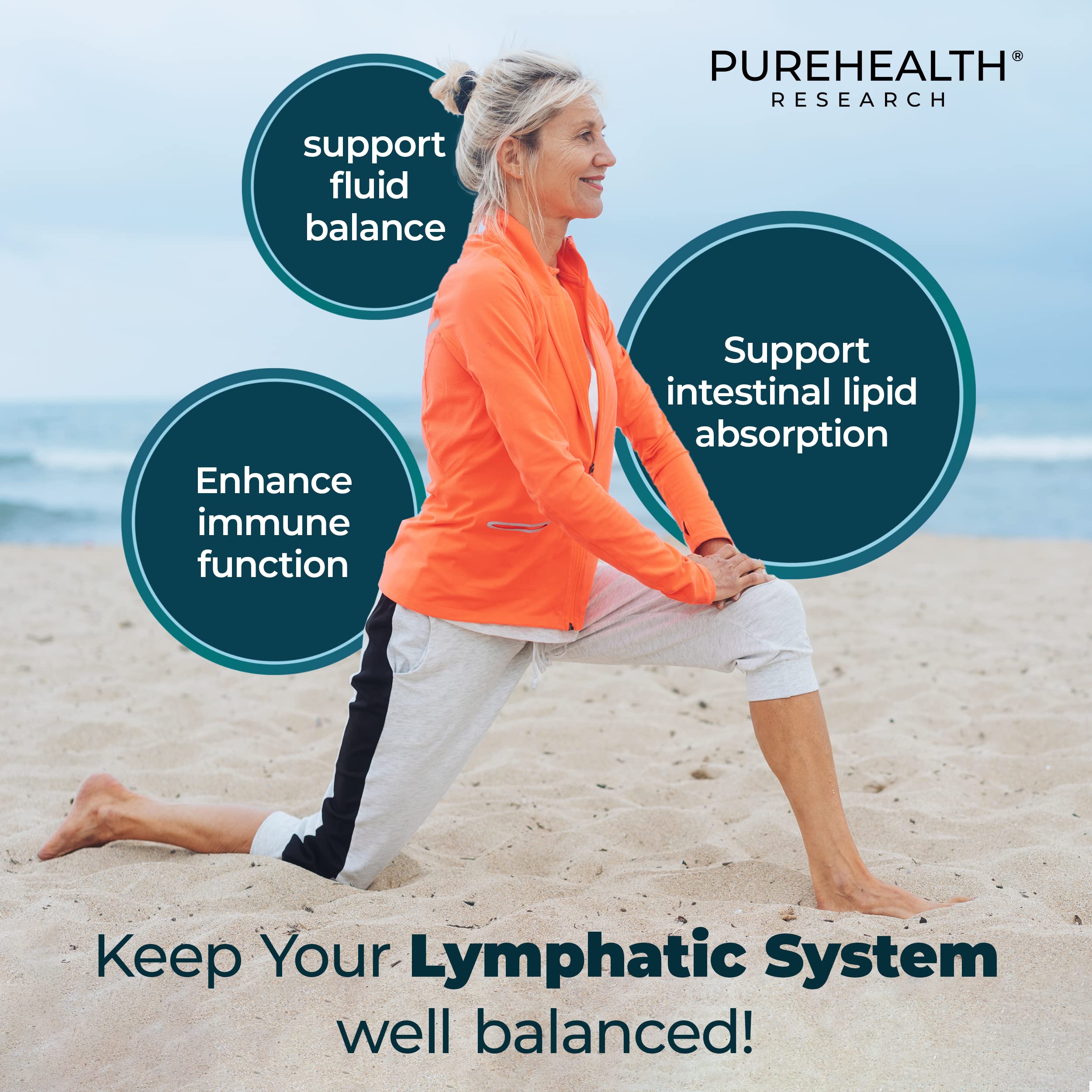 PUREHEALTH RESEARCH Lymph System Support Supplement - Lymphatic Drainage Supplement PUREHEALTH RESEARCH buy supplements canada