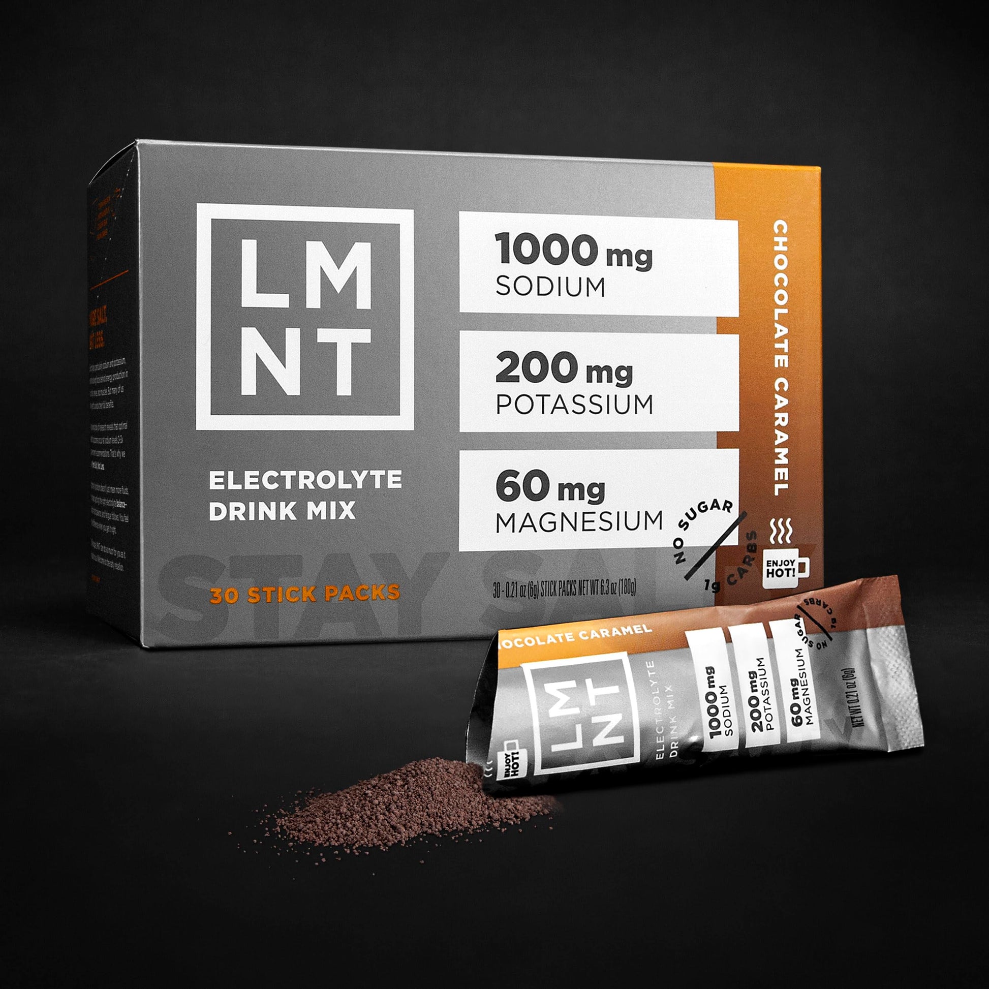 LMNT Hot Chocolate and Coffee Mixer - Chocolate Caramel Salt Electrolytes | No Sugar Drink LMNT buy supplements canada